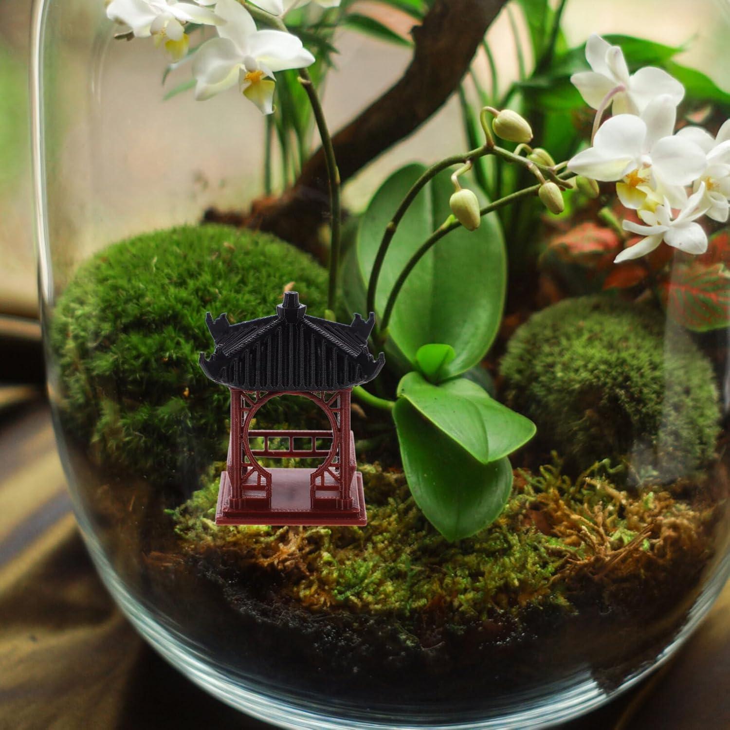 Estatua Mini Pagoda Luxshiny 5x5 cm Jardín Zen Chino Japonés