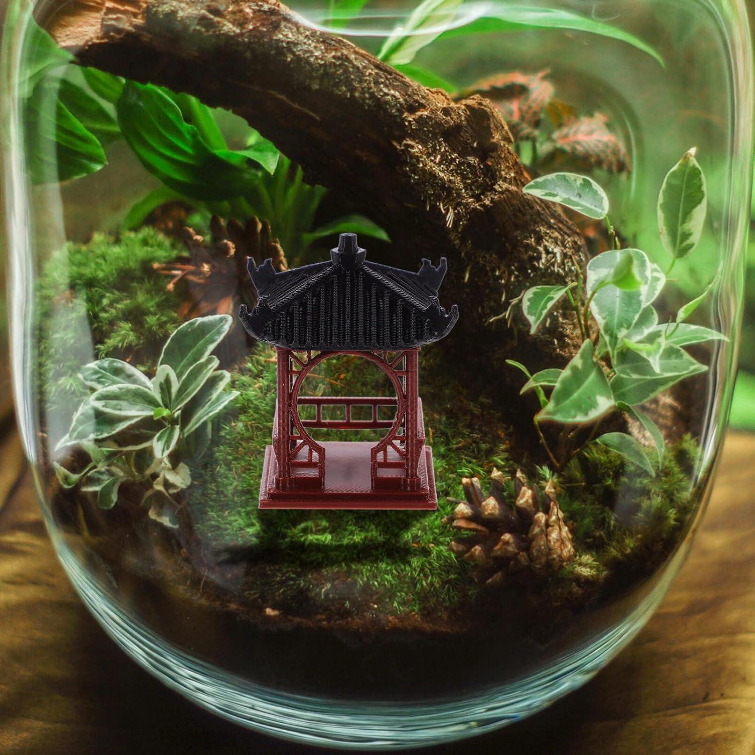 Estatua Mini Pagoda Luxshiny 5x5 cm Jardín Zen Chino Japonés