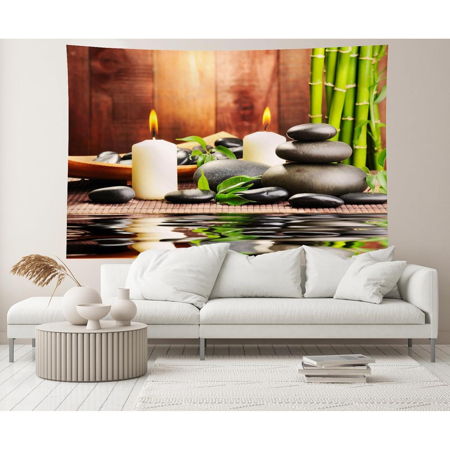 Fondo de Fotografía Zen 7x5ft CHNYWORK Microfibra Decoración