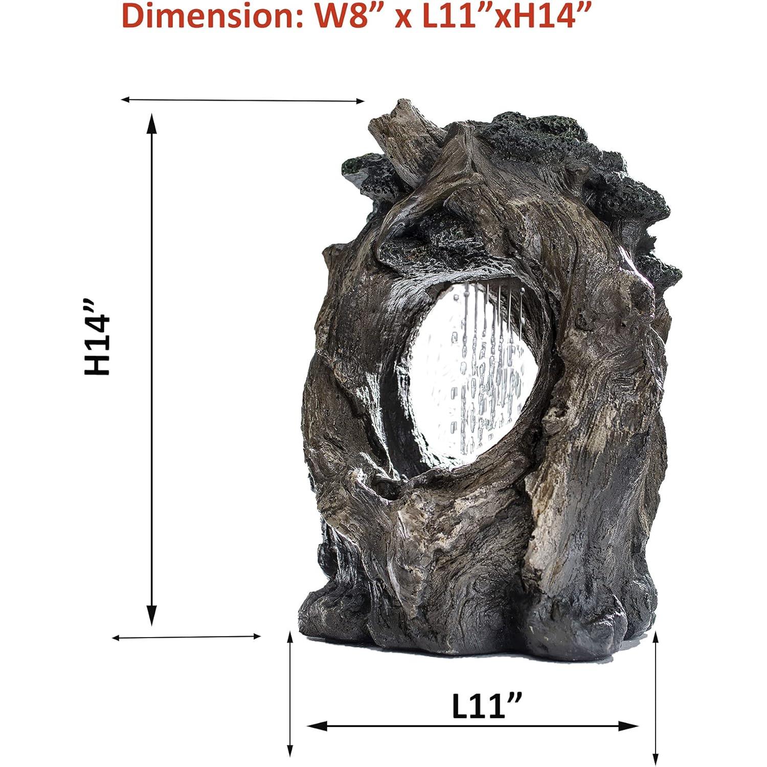 Fuente de Agua de Mesa Litedeer Artsy Tree 35.56 cm - Relajación Zen