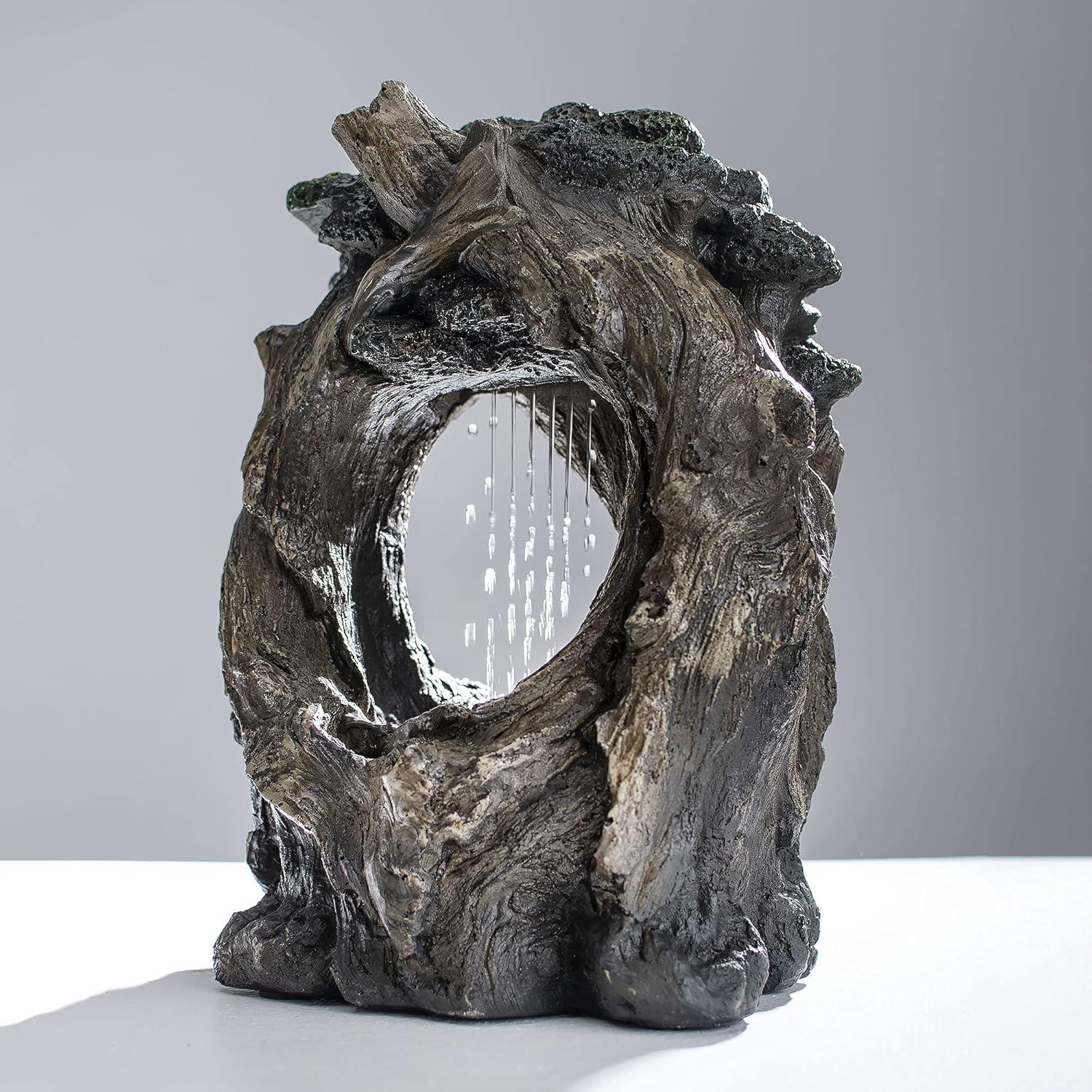 Fuente de Agua de Mesa Litedeer Artsy Tree 35.56 cm - Relajación Zen