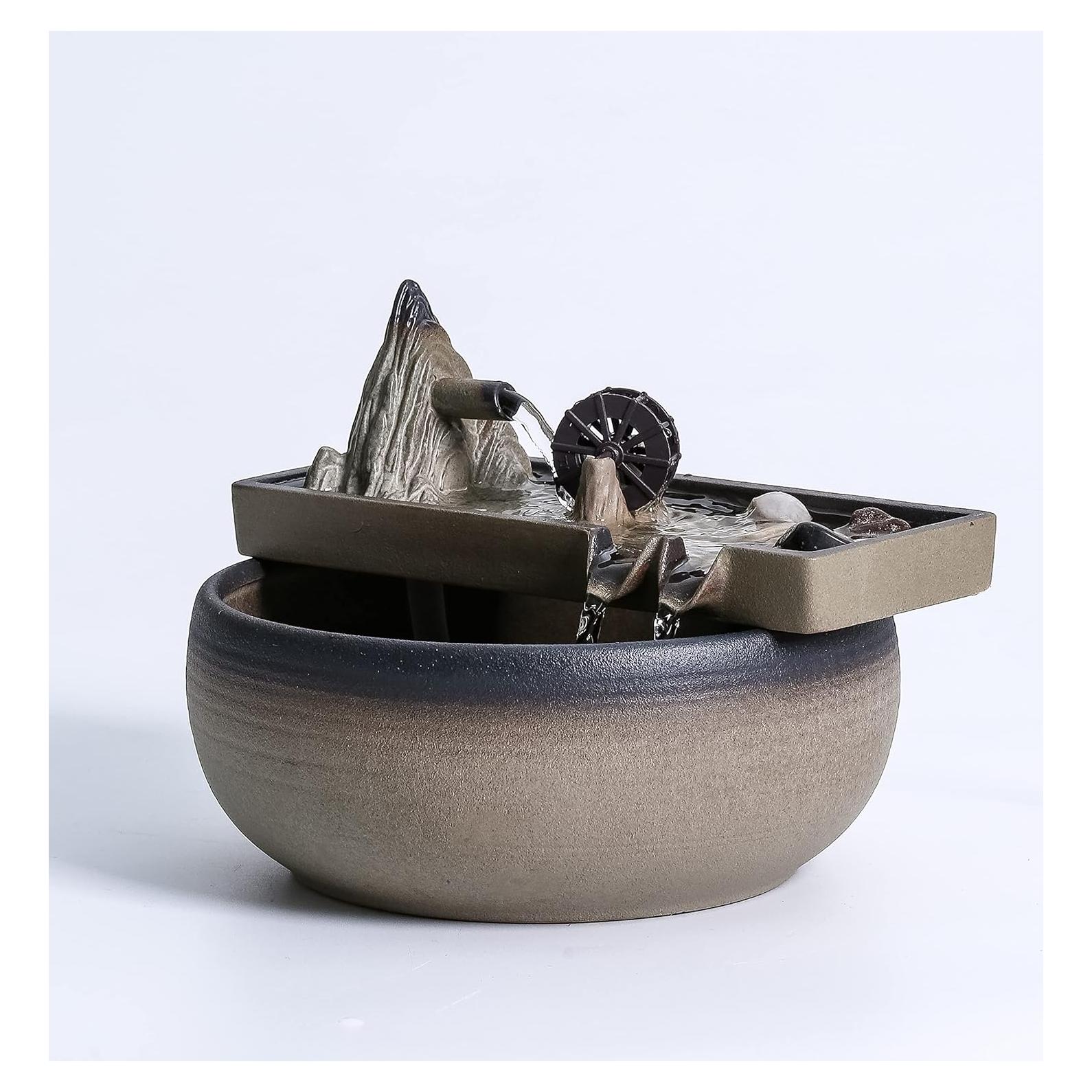 Fuente de mesa cerámica Andady 21x17 cm decoración interior