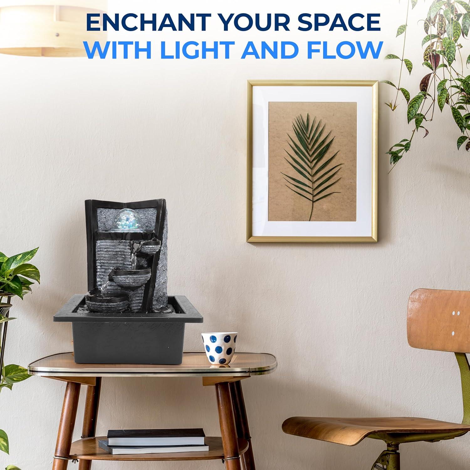 Fuente de Agua Eléctrica SereneLife SLTWF72LED con LED