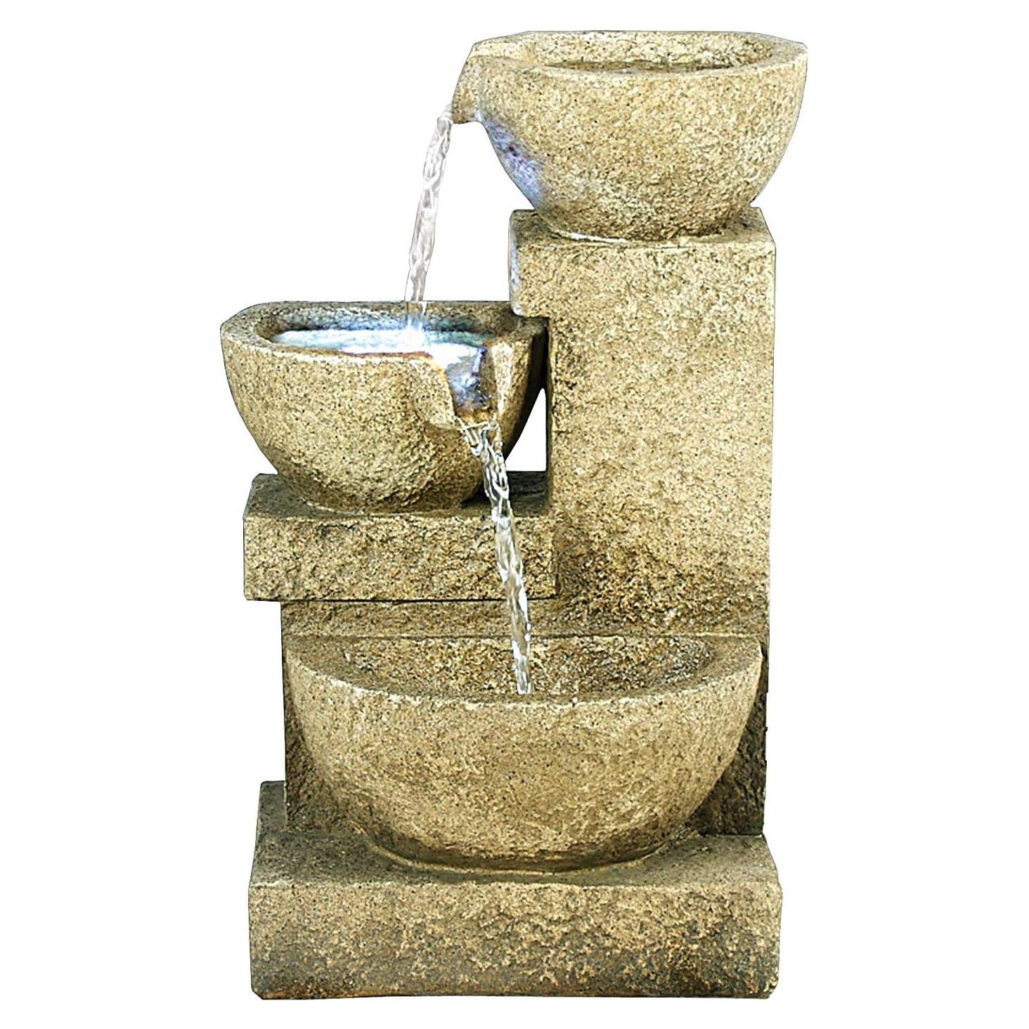 Fuente de Agua Design Toscano DW8127 con Luz LED 26.7cm