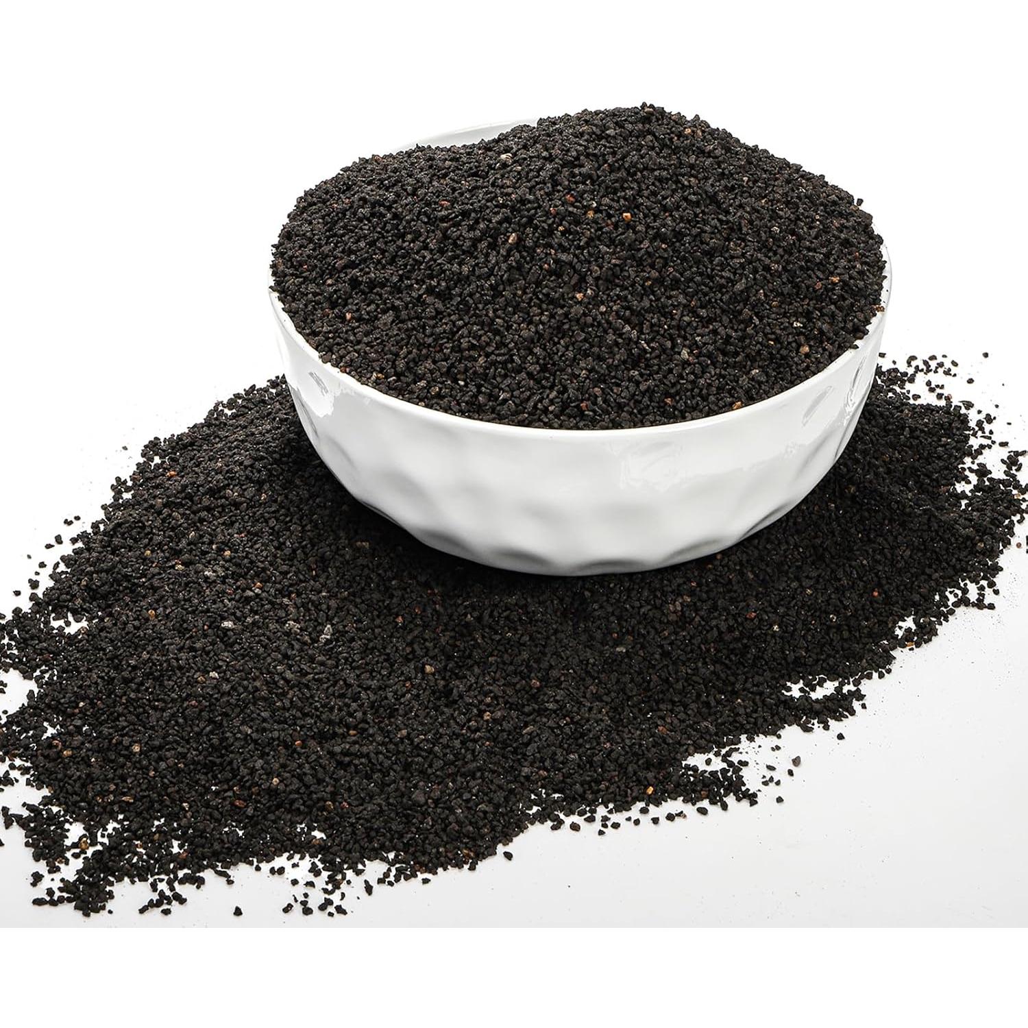 Rocas de Lava Negra TOPZEA 5.44 kg para Jardinería y Macetas