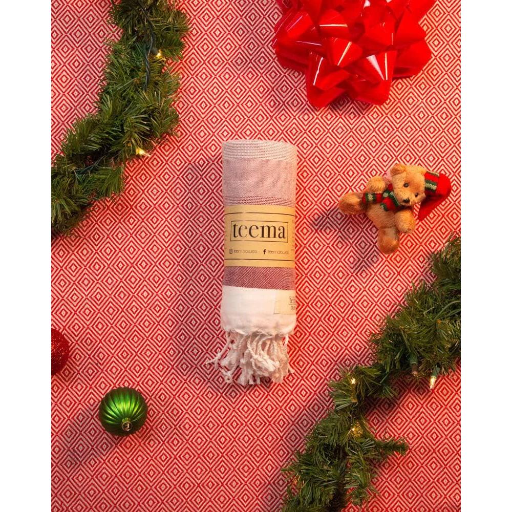 Toalla de Playa Teema Rosa Grande 100% Algodón Turco Multiuso