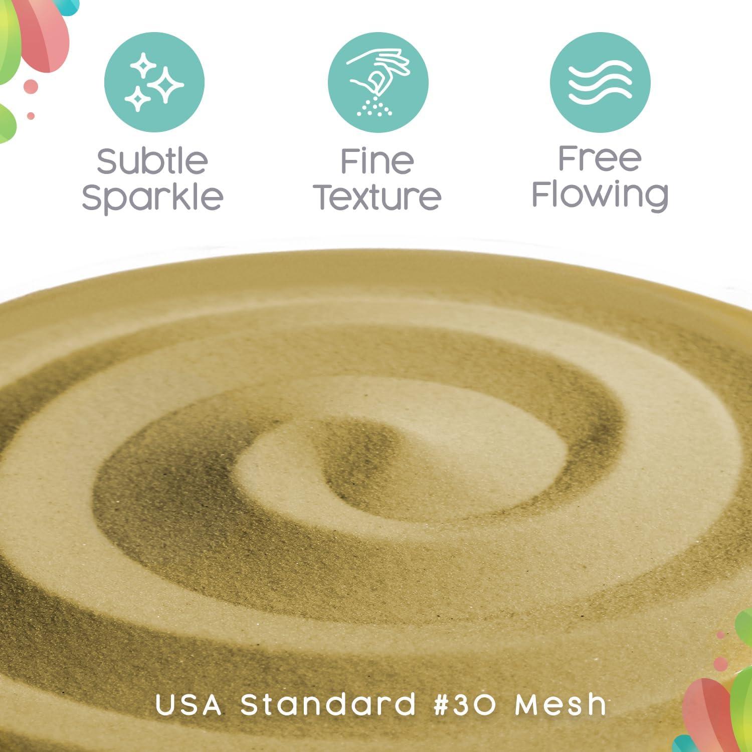 Arena de Unidad Sandsational Sparkle Hazelnut y Blanca 1 LB