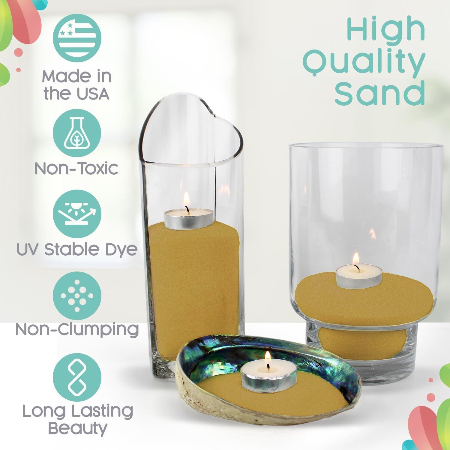 Arena de Unidad Sandsational Sparkle Hazelnut y Blanca 1 LB