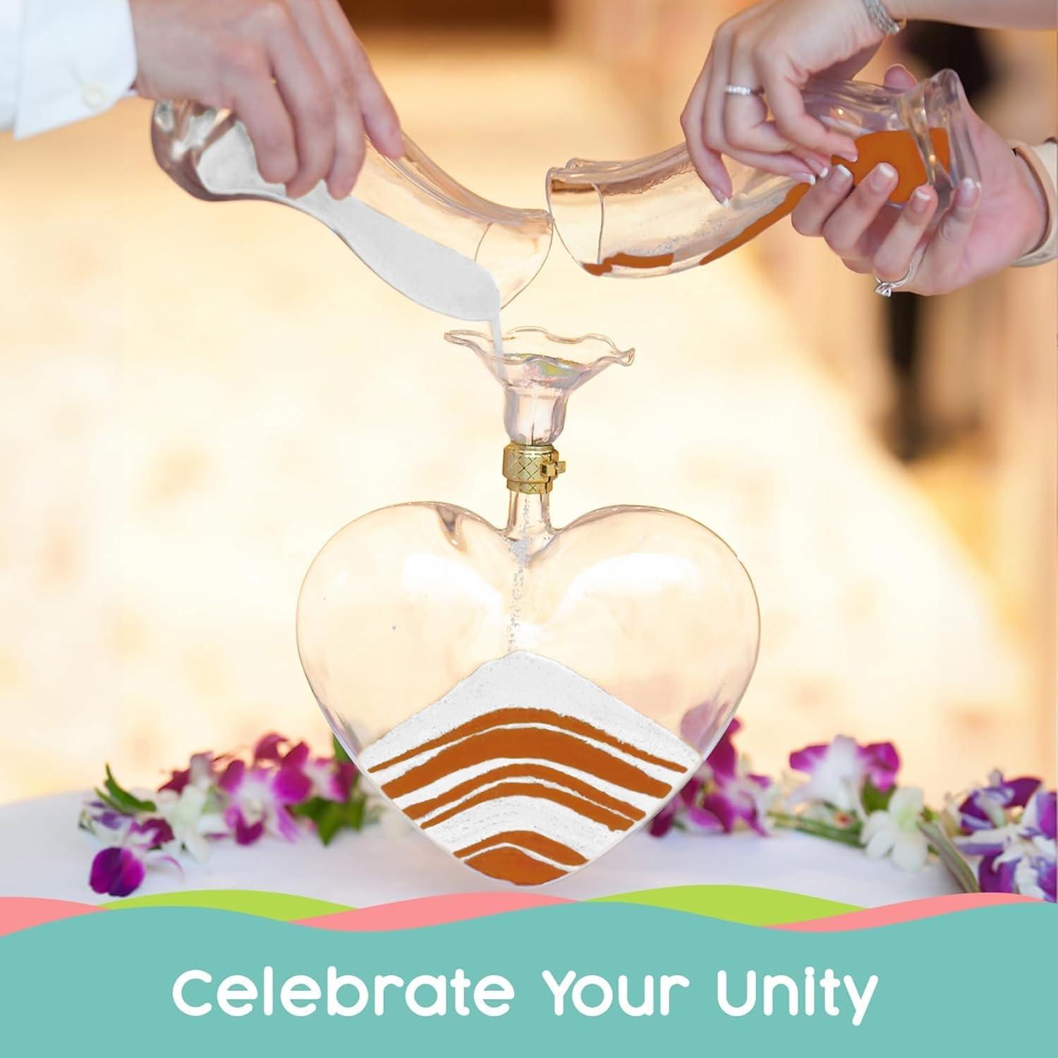 Arena Brillante Sandsational Sparkle Calabaza y Blanca 0.45 kg