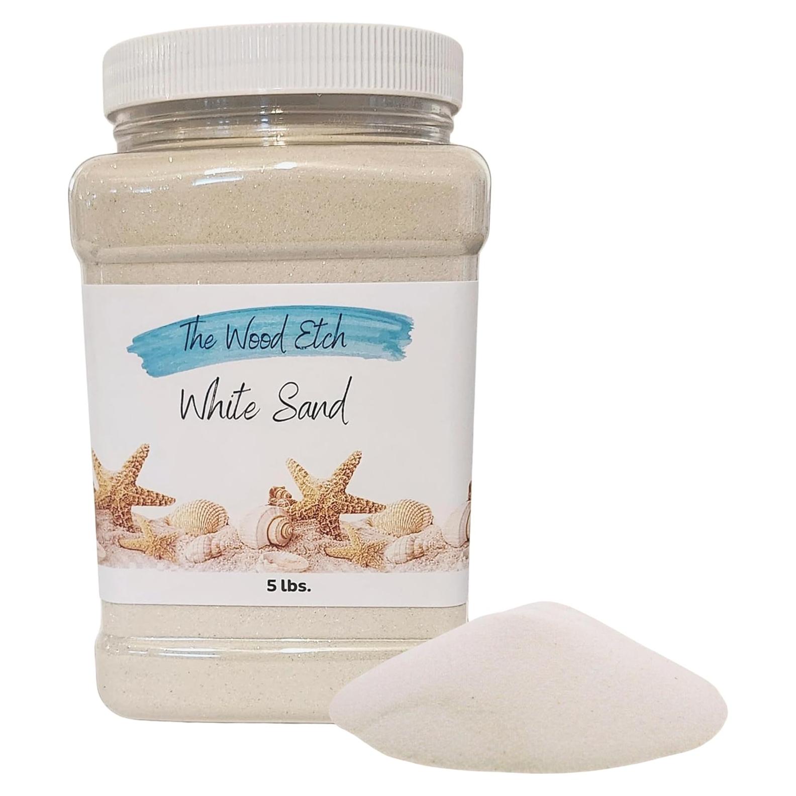 Arena Blanca Natural 2.27 kg para Caja de Arena y Decoración