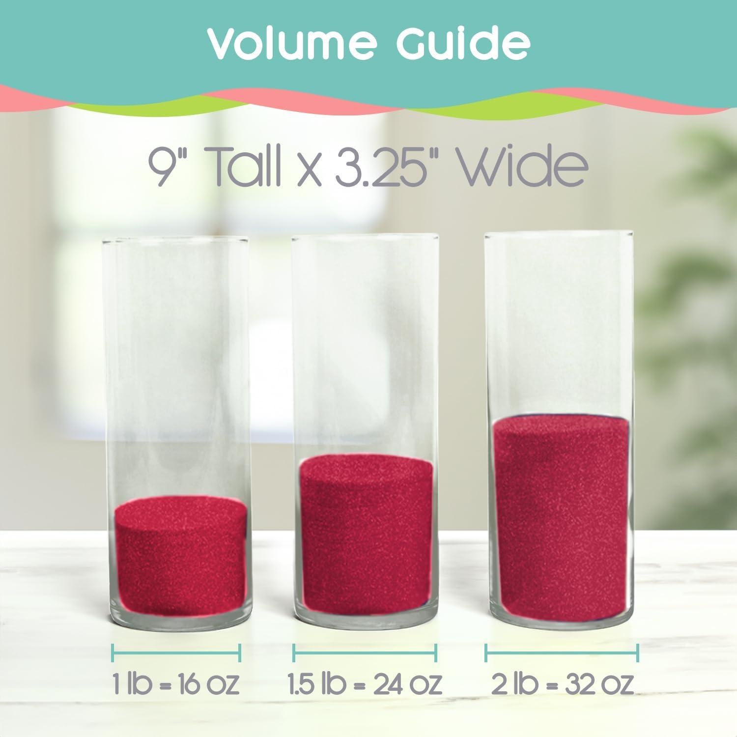 Arena de Color Guava Sandsational Sparkle 0.45 kg para Bodas