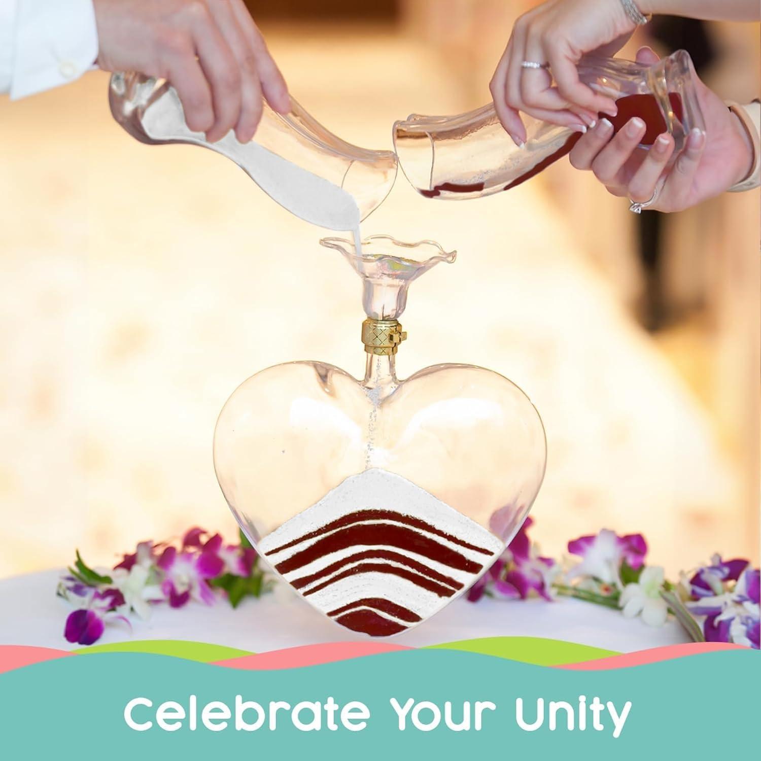 Arena de Unidad Burdeos y Blanca Sandsational Sparkle 0.9 kg