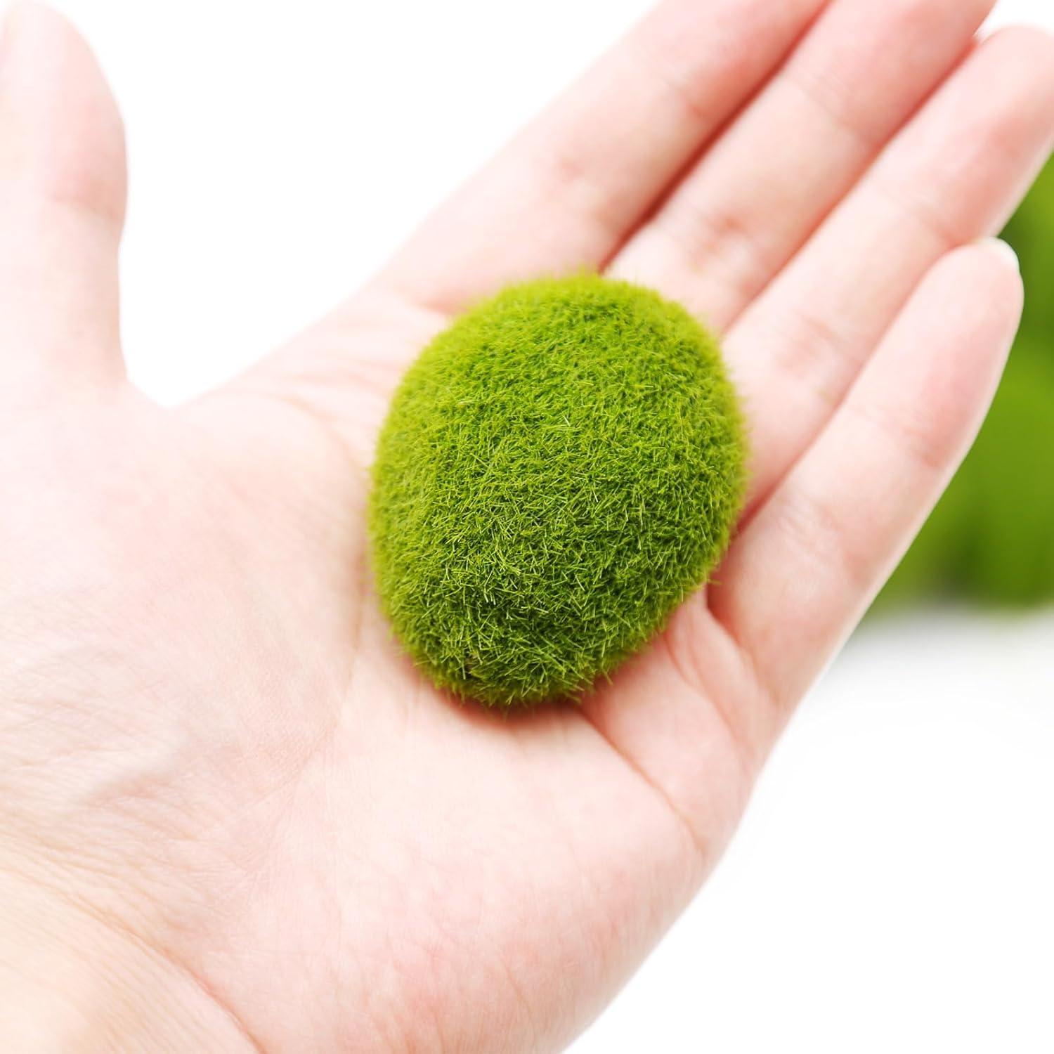 30 Piezas de Piedras de Musgo Artificial Anxingo - Decoración Verde