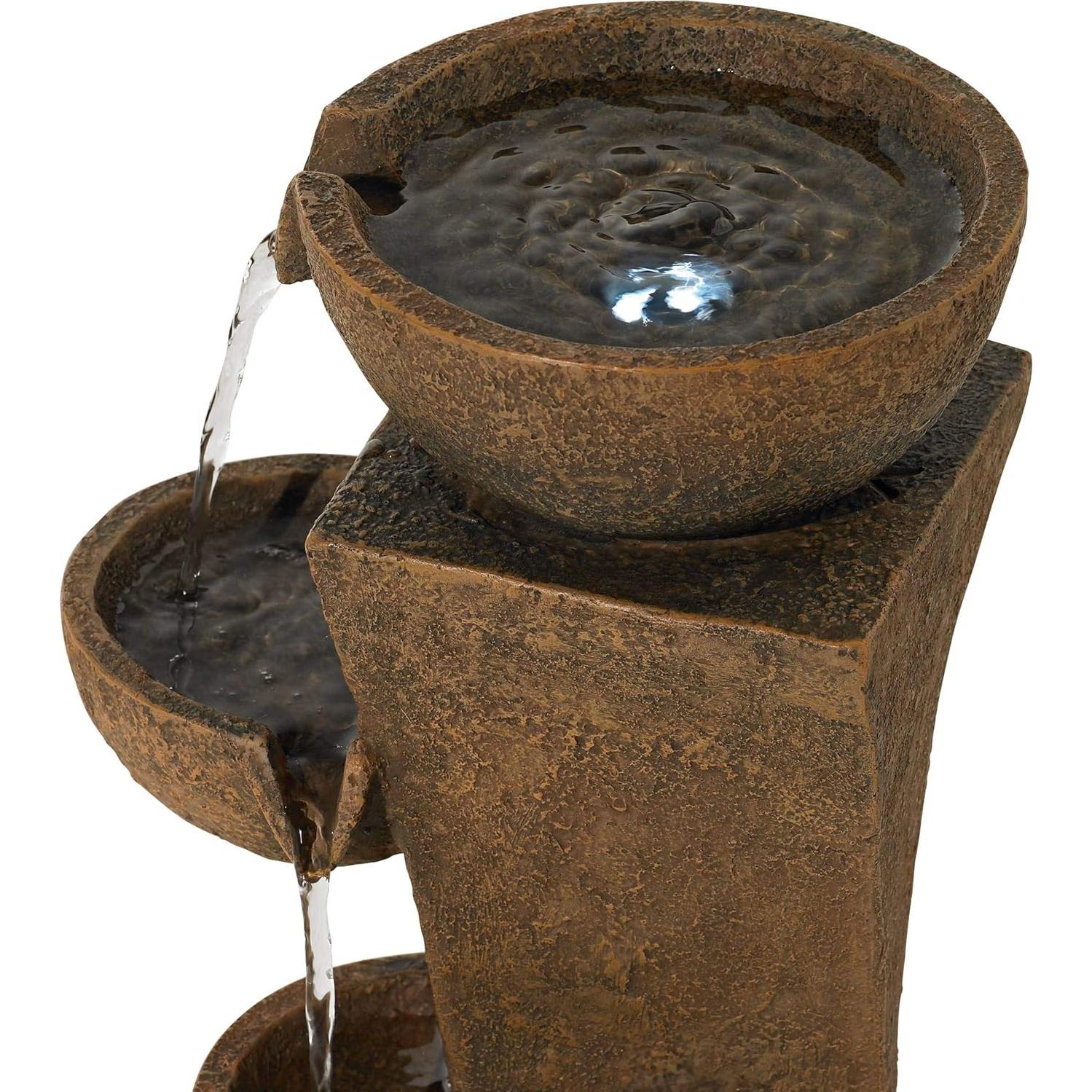 Fuente de Agua Zen John Timberland 69.9 cm con Luz LED