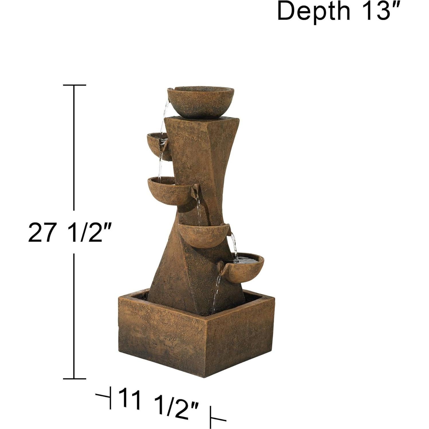Fuente de Agua Zen John Timberland 69.9 cm con Luz LED