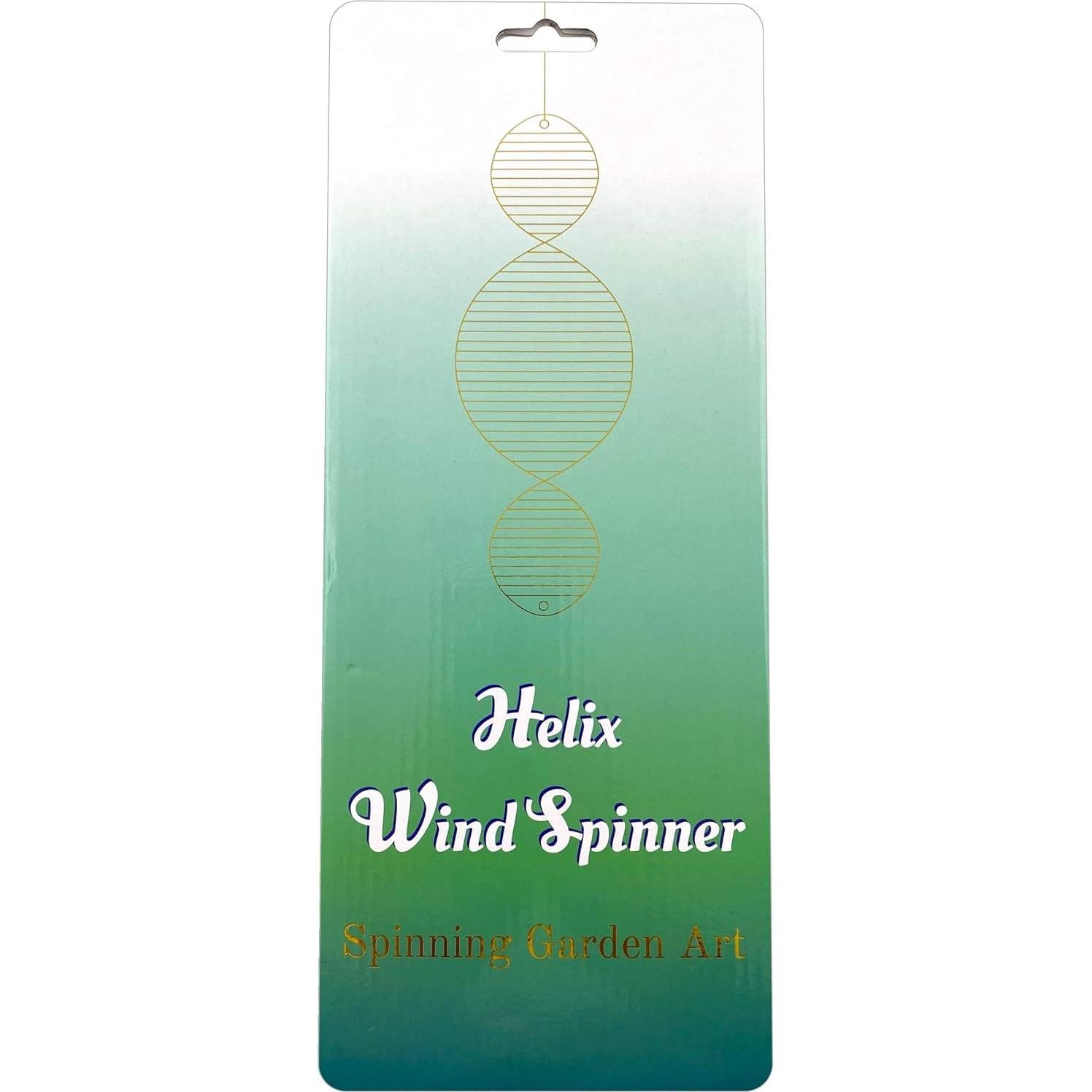 Girador de Viento Metálico 3D Belleza y el Viento - Helix Plateada