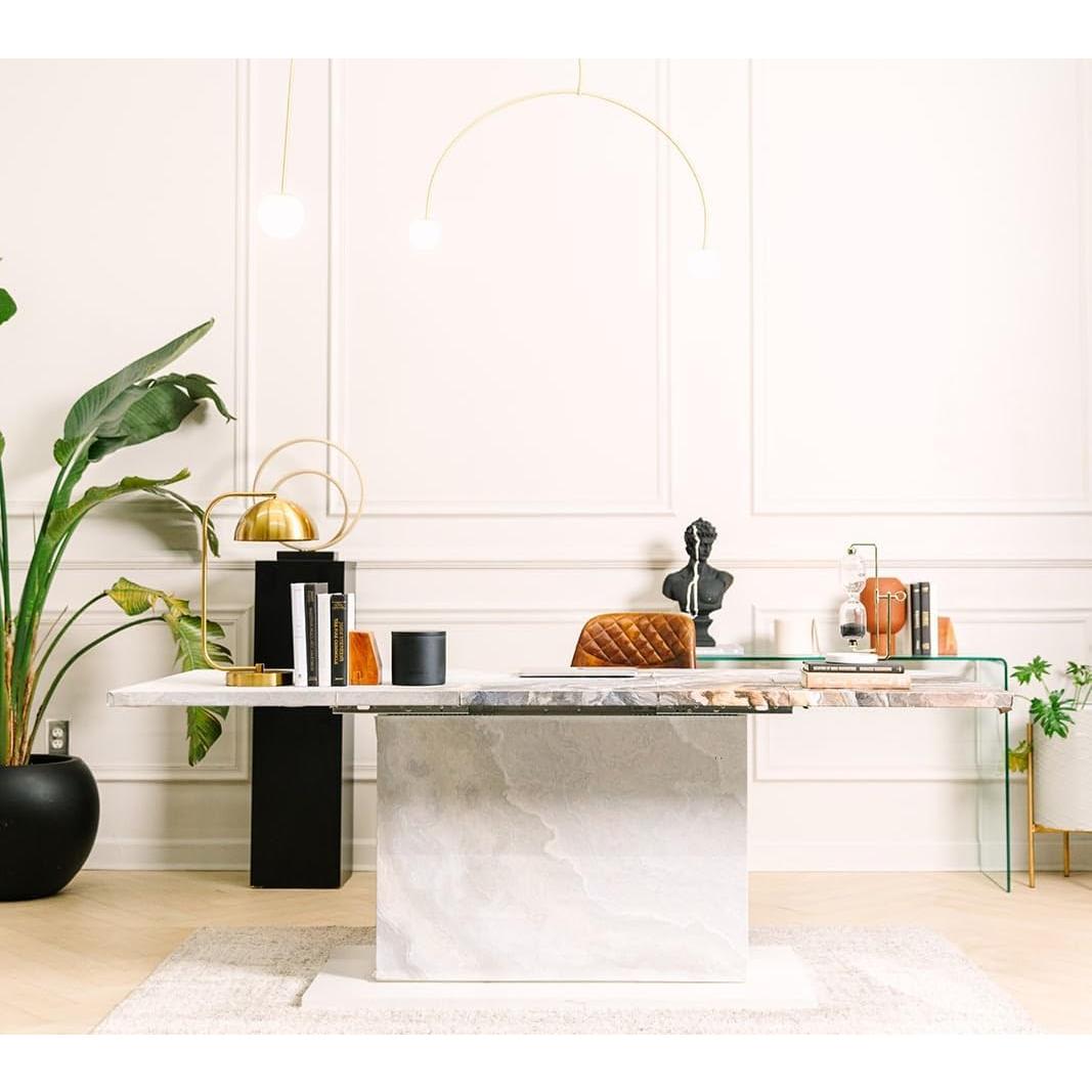 Soporte de Vela de Cemento Charley&Co. Negro 13cm