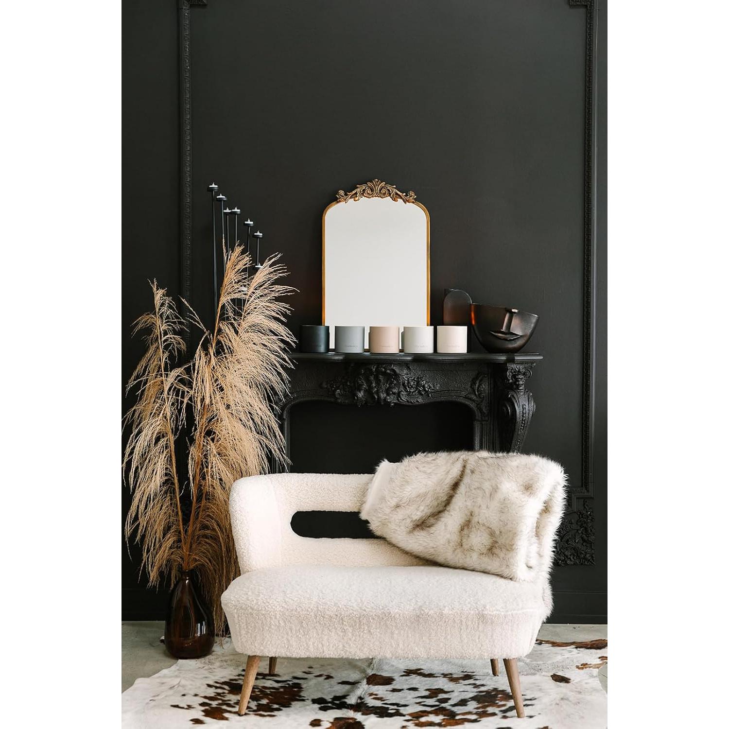 Soporte de Vela de Cemento Charley&Co. Negro 13cm