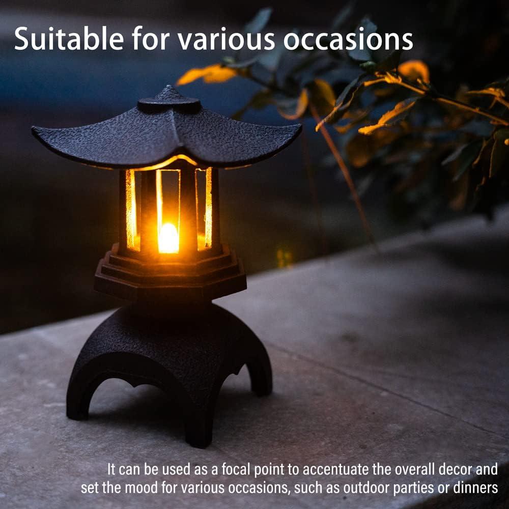 Estatua de Jardín Lámpara Retro Sonorphine Grande LED