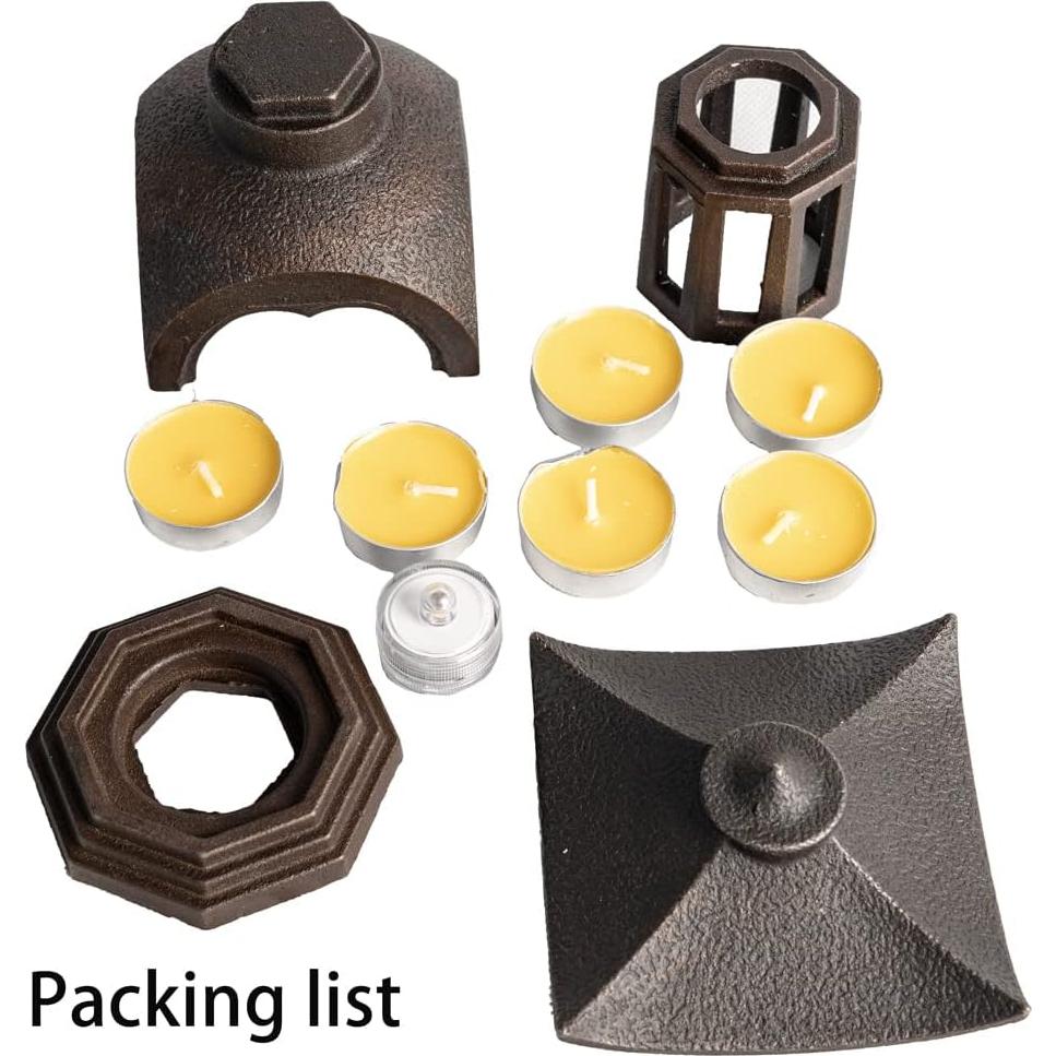 Estatua de Jardín Lámpara Retro Sonorphine Grande LED