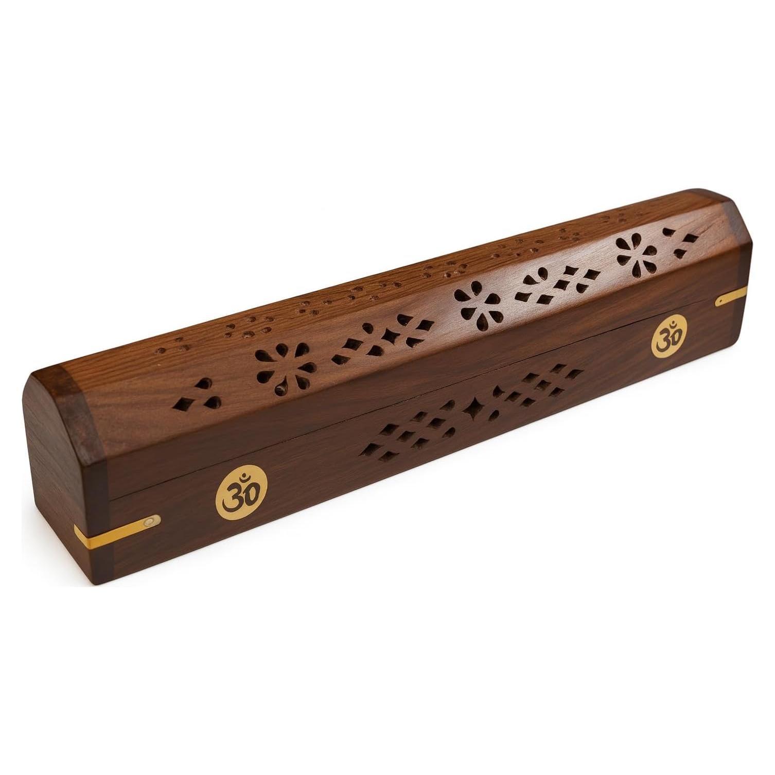 Soporte para Incienso de Madera CHAKRIK 30.48x6.35x7.62 cm