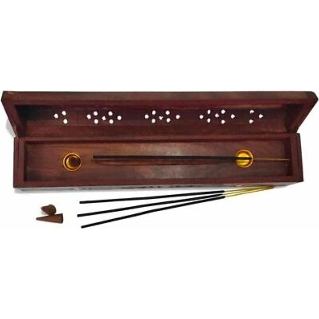 Soporte para Incienso de Madera CHAKRIK 30.48x6.35x7.62 cm