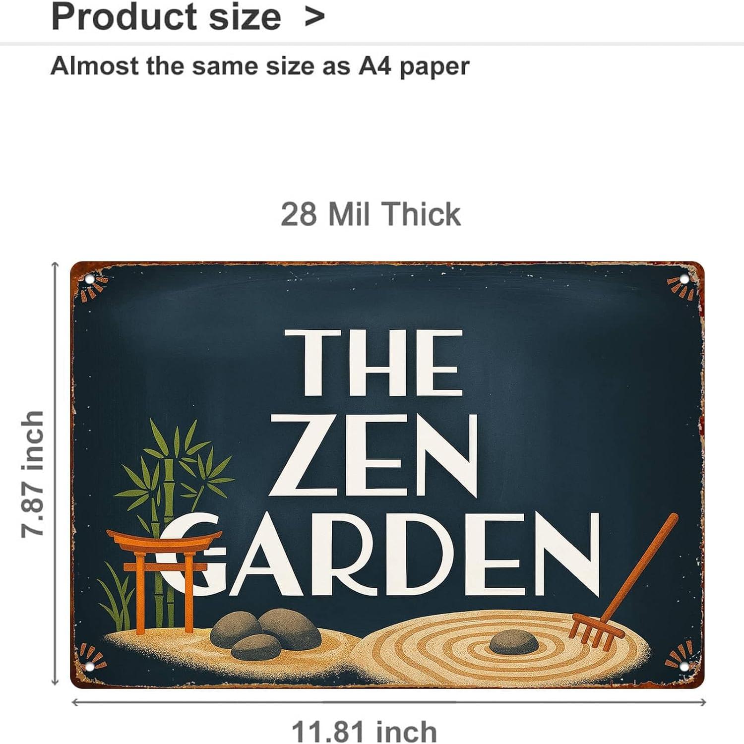 Cartel de Metal Retro 20x30 cm - Decoración Vintage Inspiradora