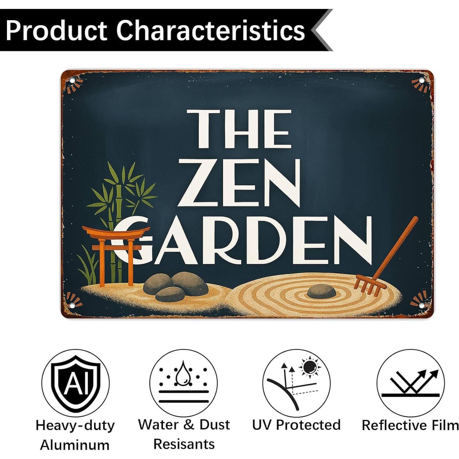 Cartel de Metal Retro 20x30 cm - Decoración Vintage Inspiradora