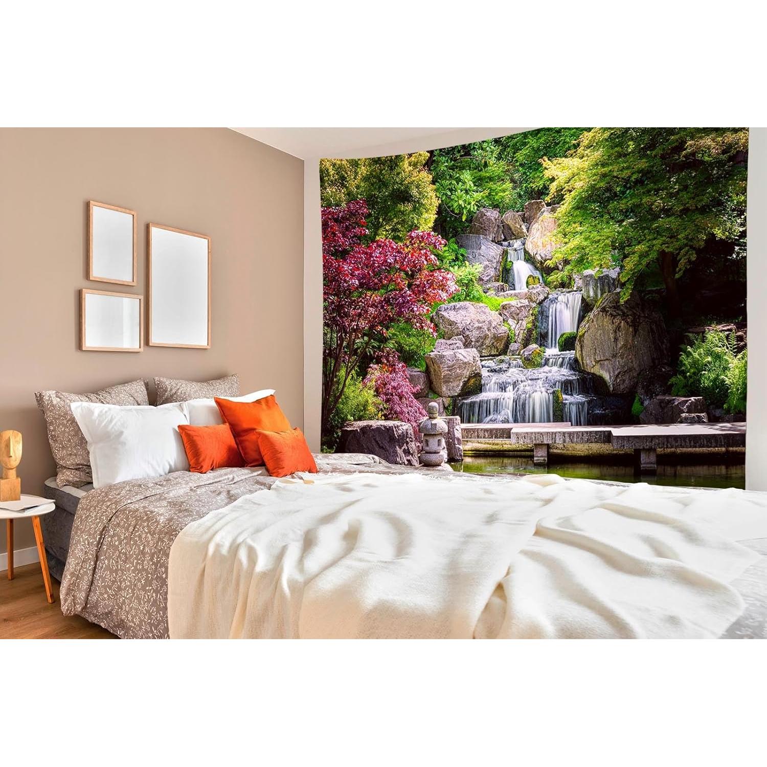 Tapiz de Jardín Loccor 152x203 cm Estilo Japonés Decoración