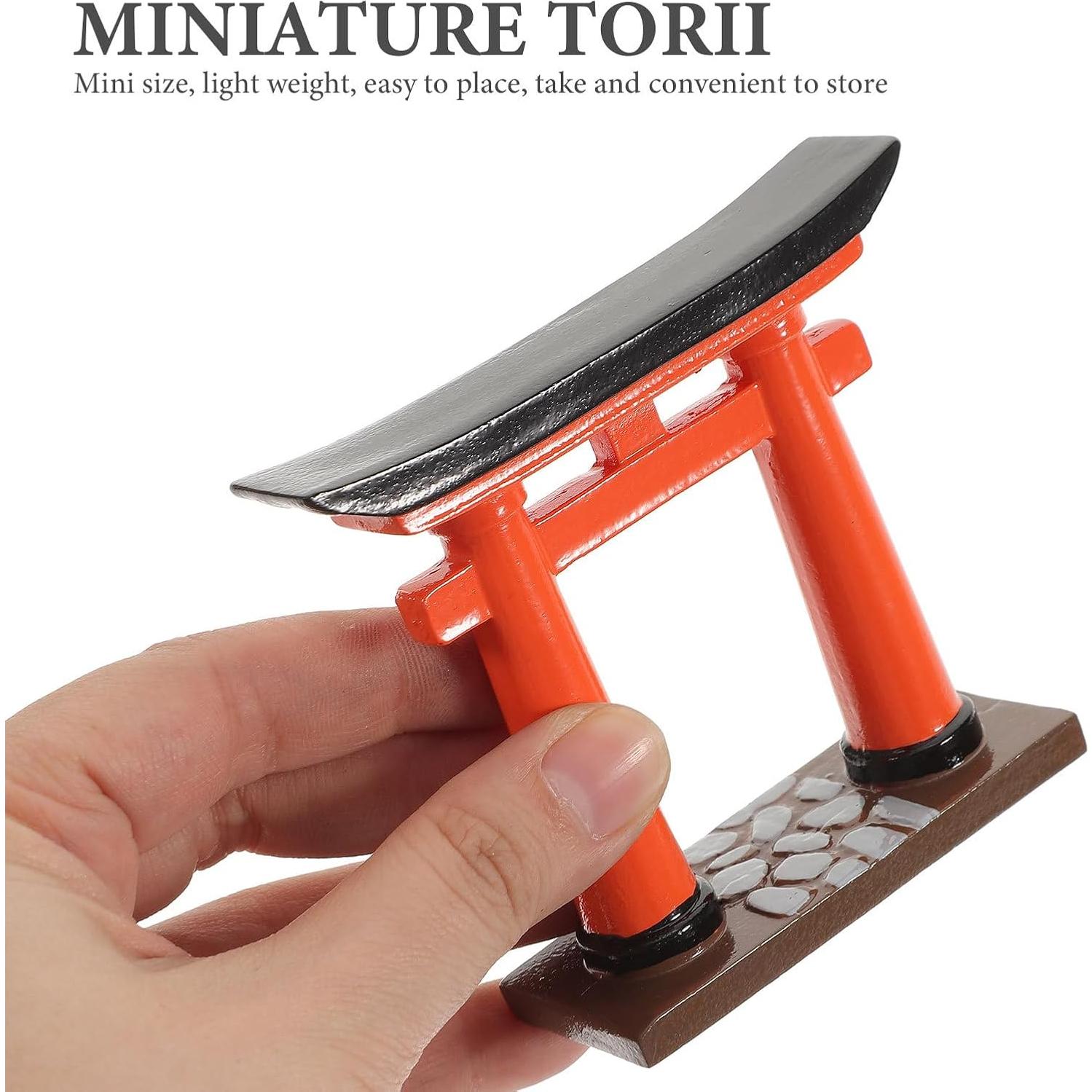 Miniatura Puerta Torii Japonesa IMIKEYA para Acuario 7.92 cm