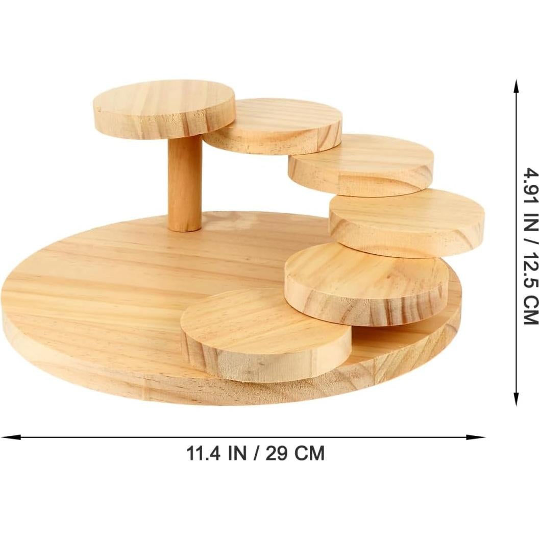 Bandeja de Madera UPKOCH para Sushi y Sashimi - 30.99x29.49cm