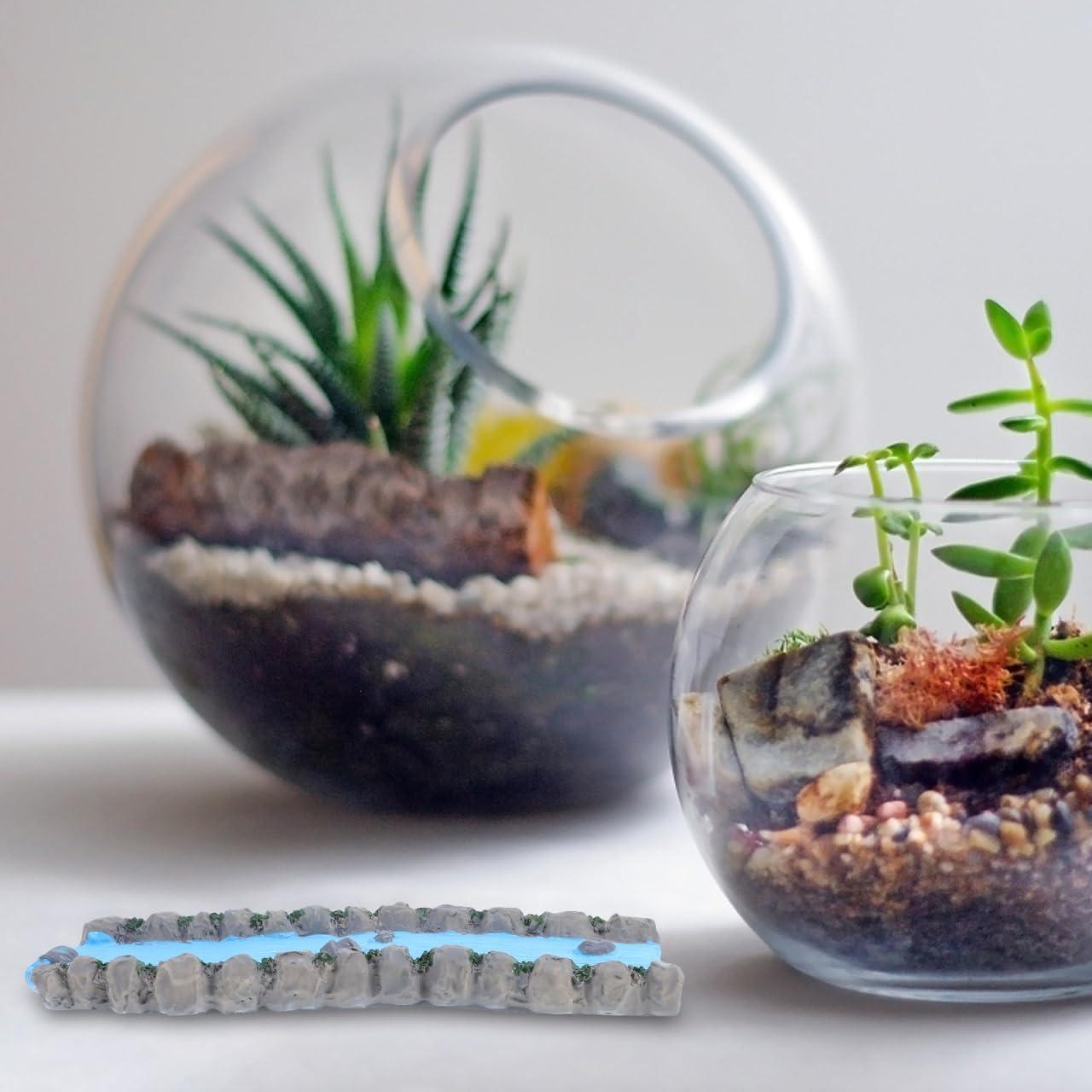 Arroyo en Miniatura de Resina ORFOFE 16.7x5.5cm Decorativo