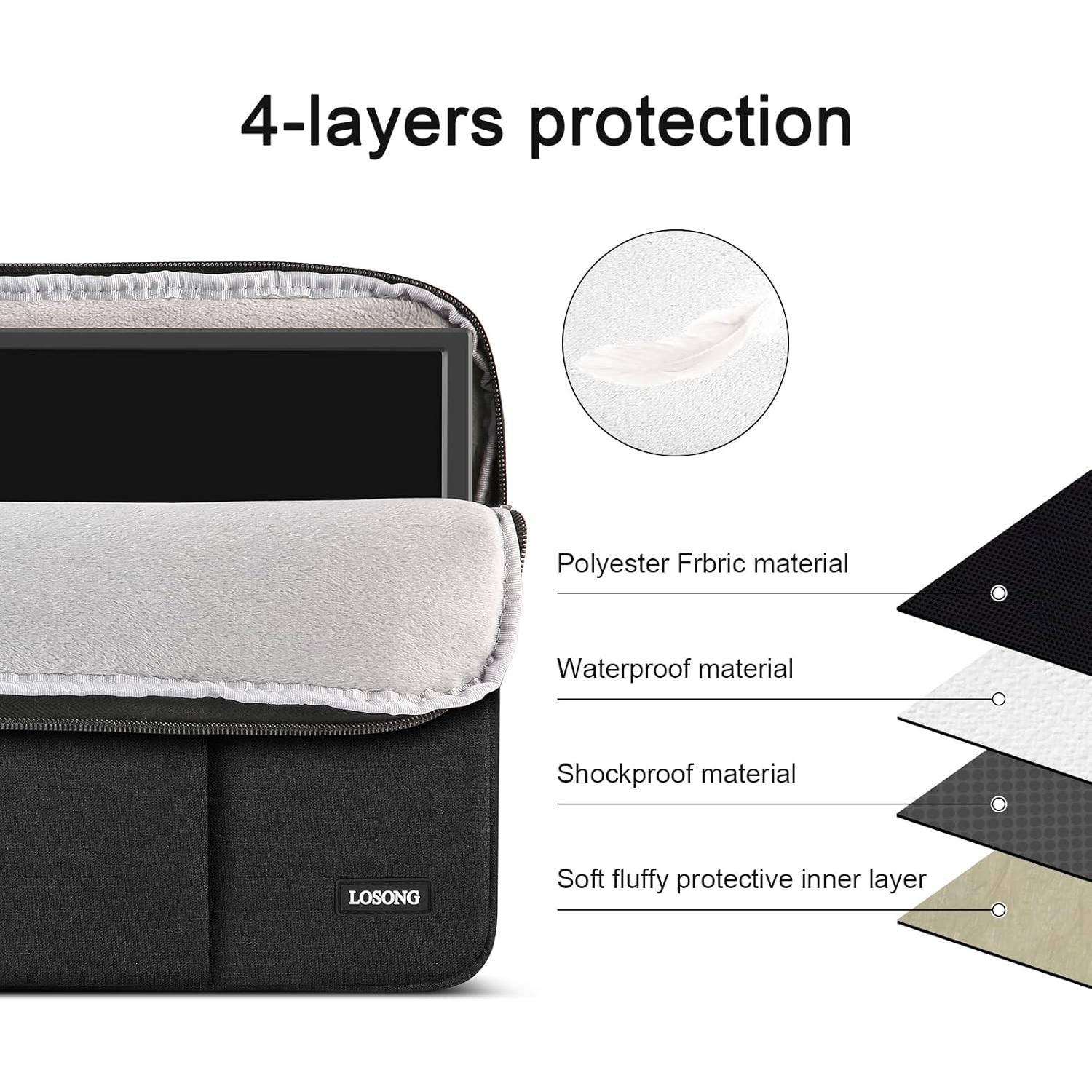 Funda para Monitor Portátil Losong 14" Resistente al Agua