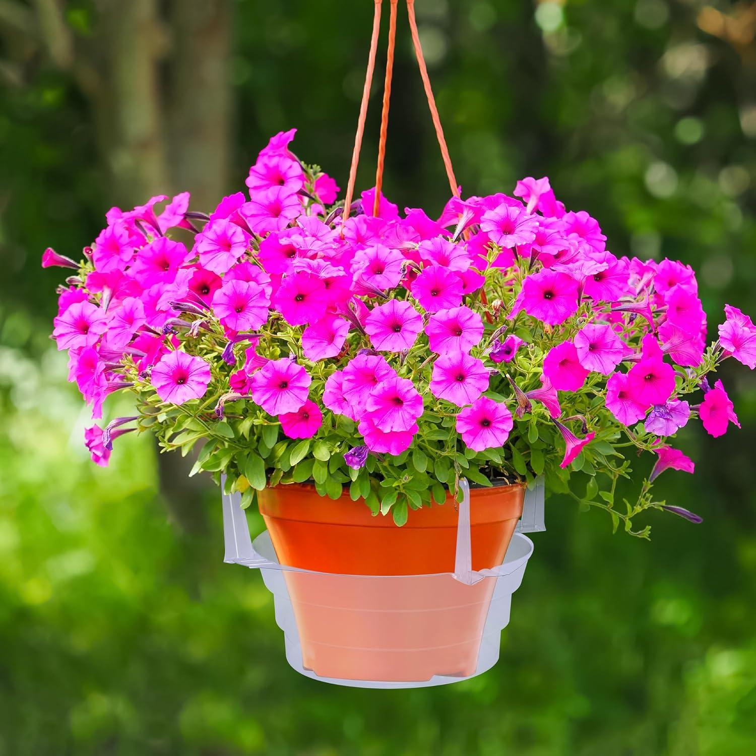 Bandejas de Goteo para Plantas Colgantes Adnee 15 Pcs 20.32 cm