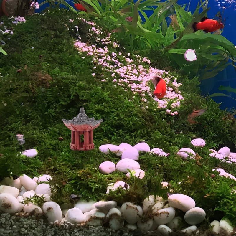 Estatua Mini Pabellón TOYANDONA Decoración Jardín 6pcs