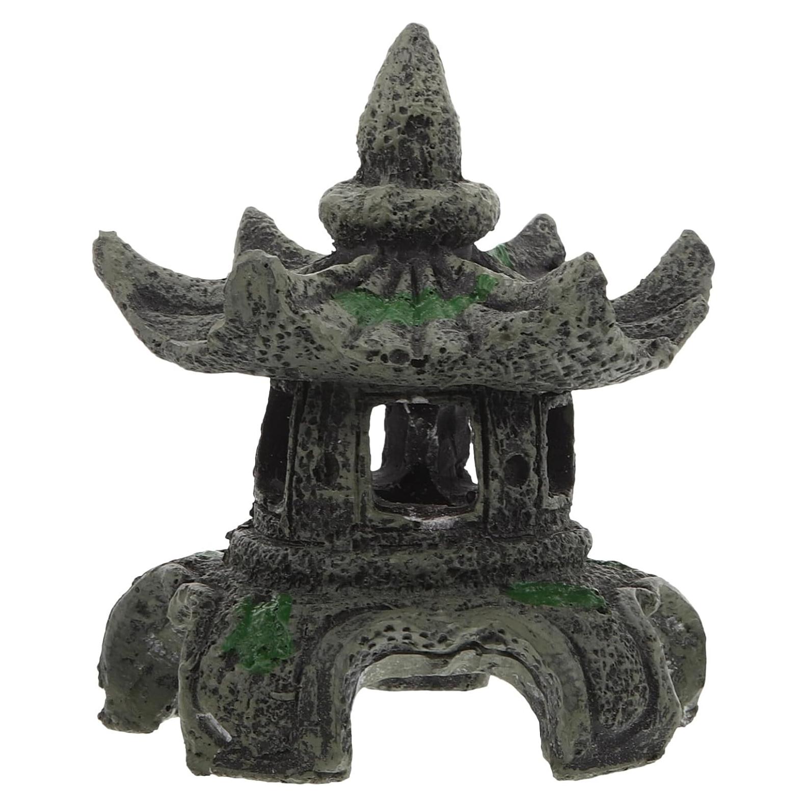 Adorno Pagoda Zen Toddmomy para Acuario y Jardín 7.49 cm