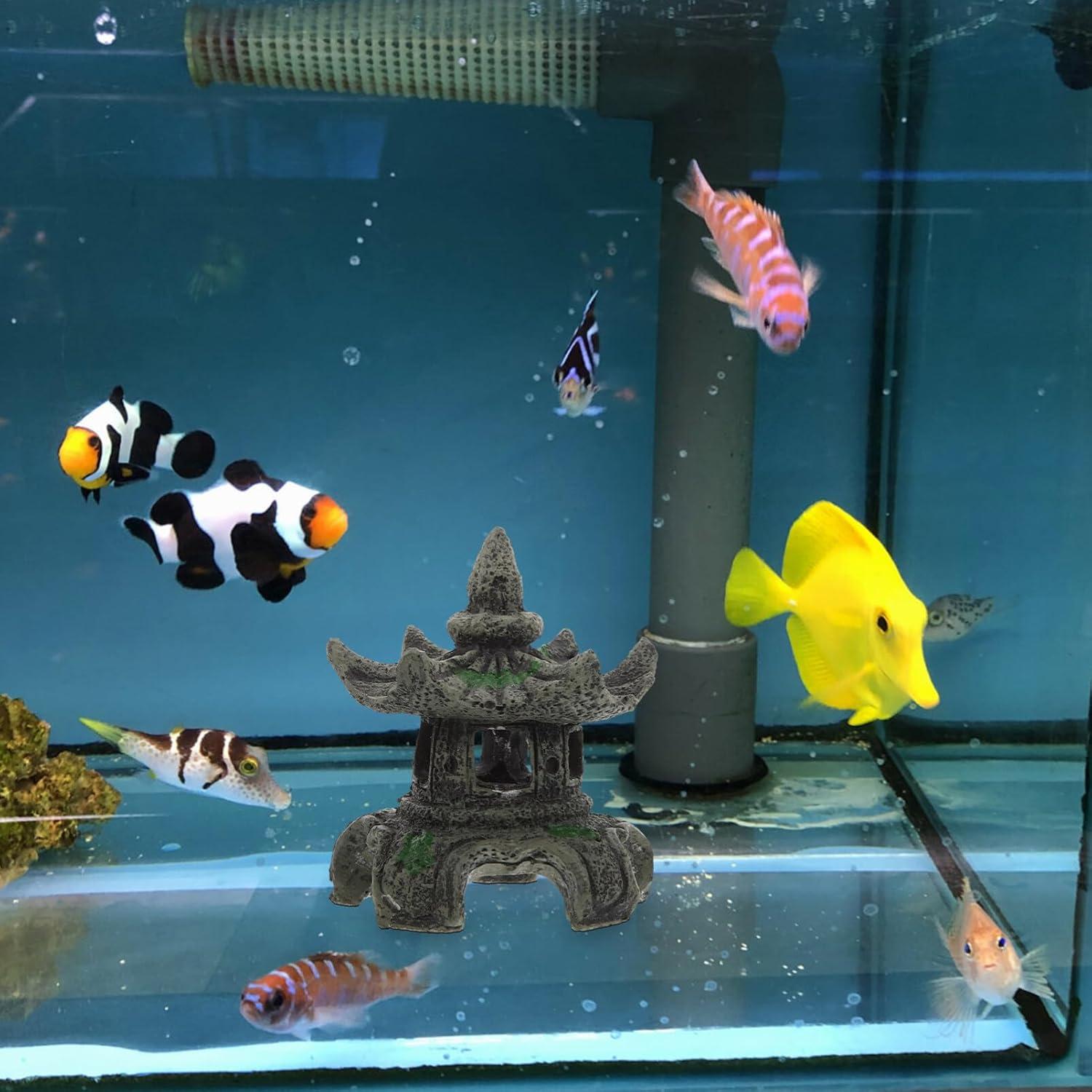 Adorno Pagoda Zen Toddmomy para Acuario y Jardín 7.49 cm