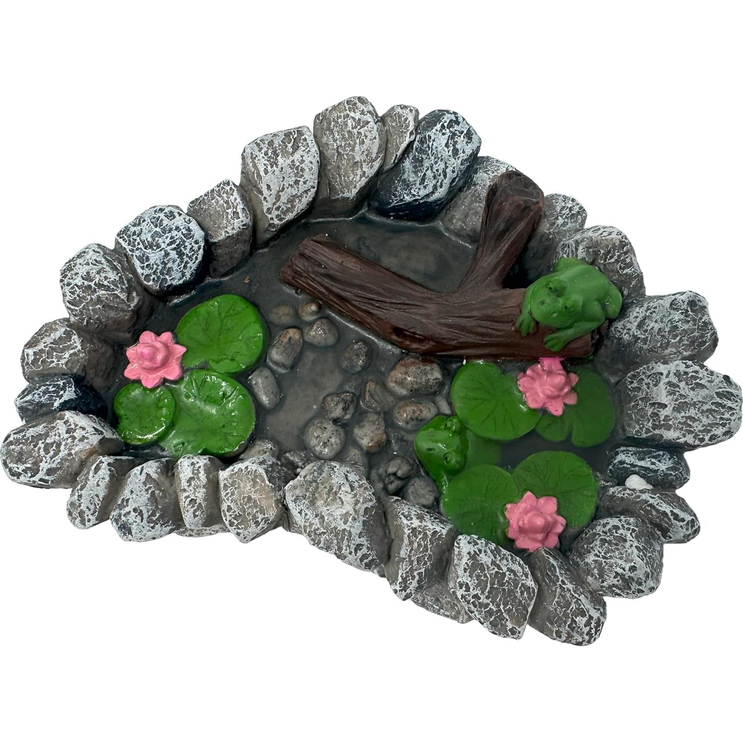 Jardín de Hadas con Ranas - Decoración Mokoboho 0.54 kg