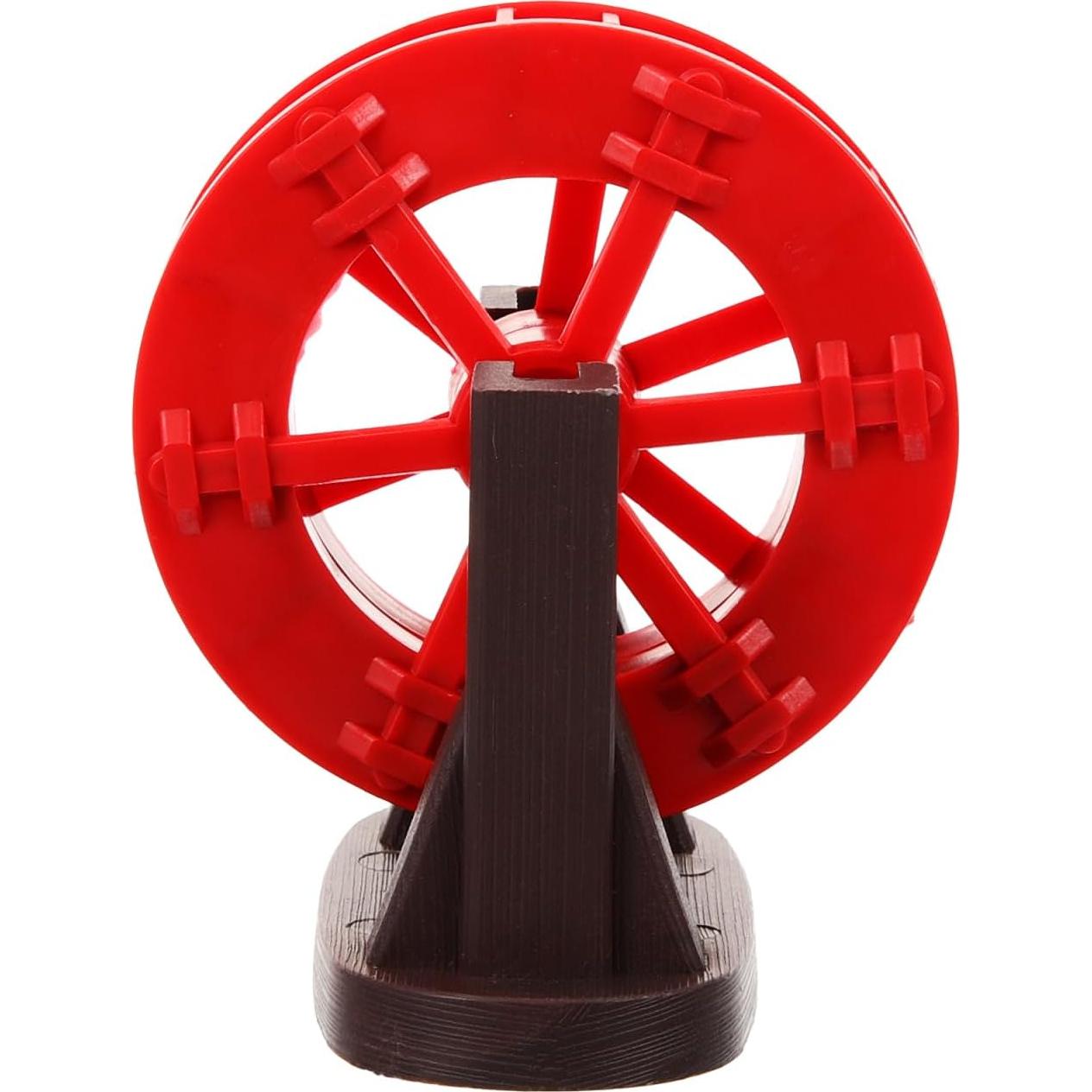 Adorno de Molino de Agua POPETPOP para Acuario Rojo 7.49cm