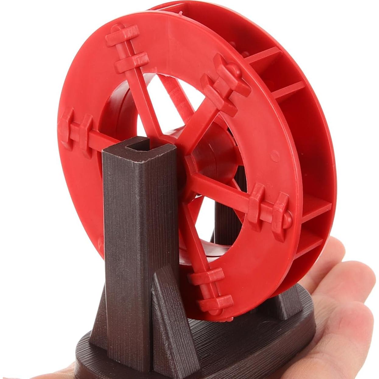 Adorno de Molino de Agua POPETPOP para Acuario Rojo 7.49cm