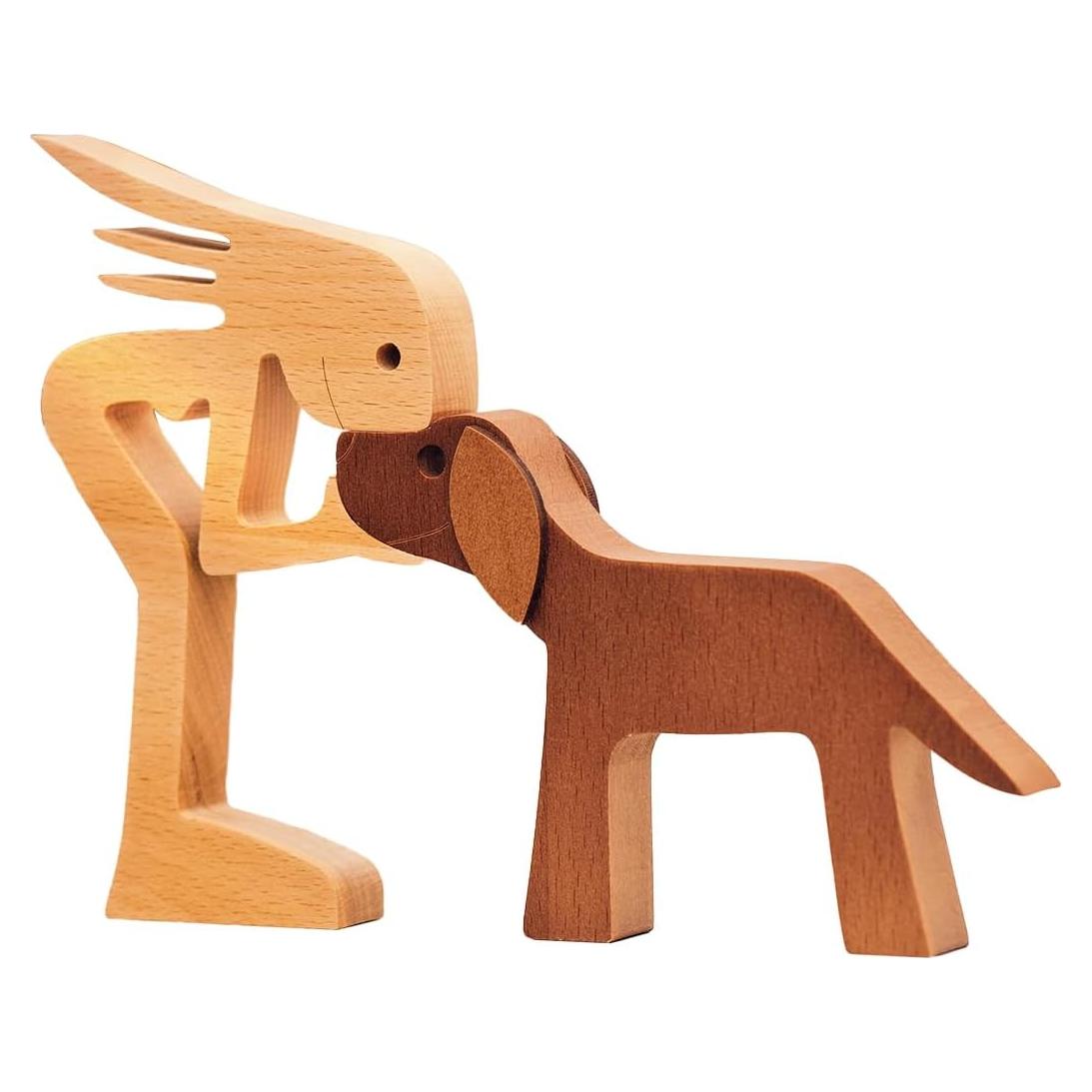 Escultura de Madera Pawfect House Perro 22.86x15.24 cm