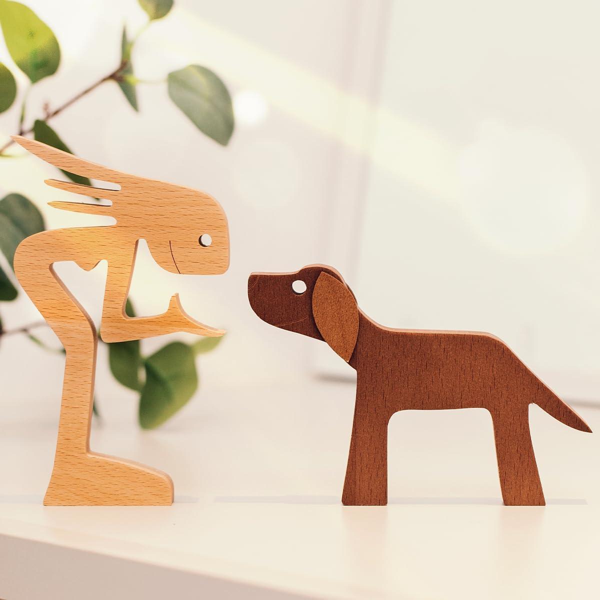 Escultura de Madera Pawfect House Perro 22.86x15.24 cm
