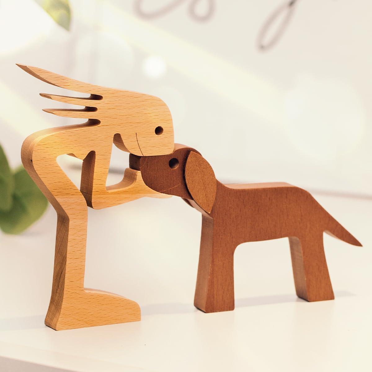 Escultura de Madera Pawfect House Perro 22.86x15.24 cm