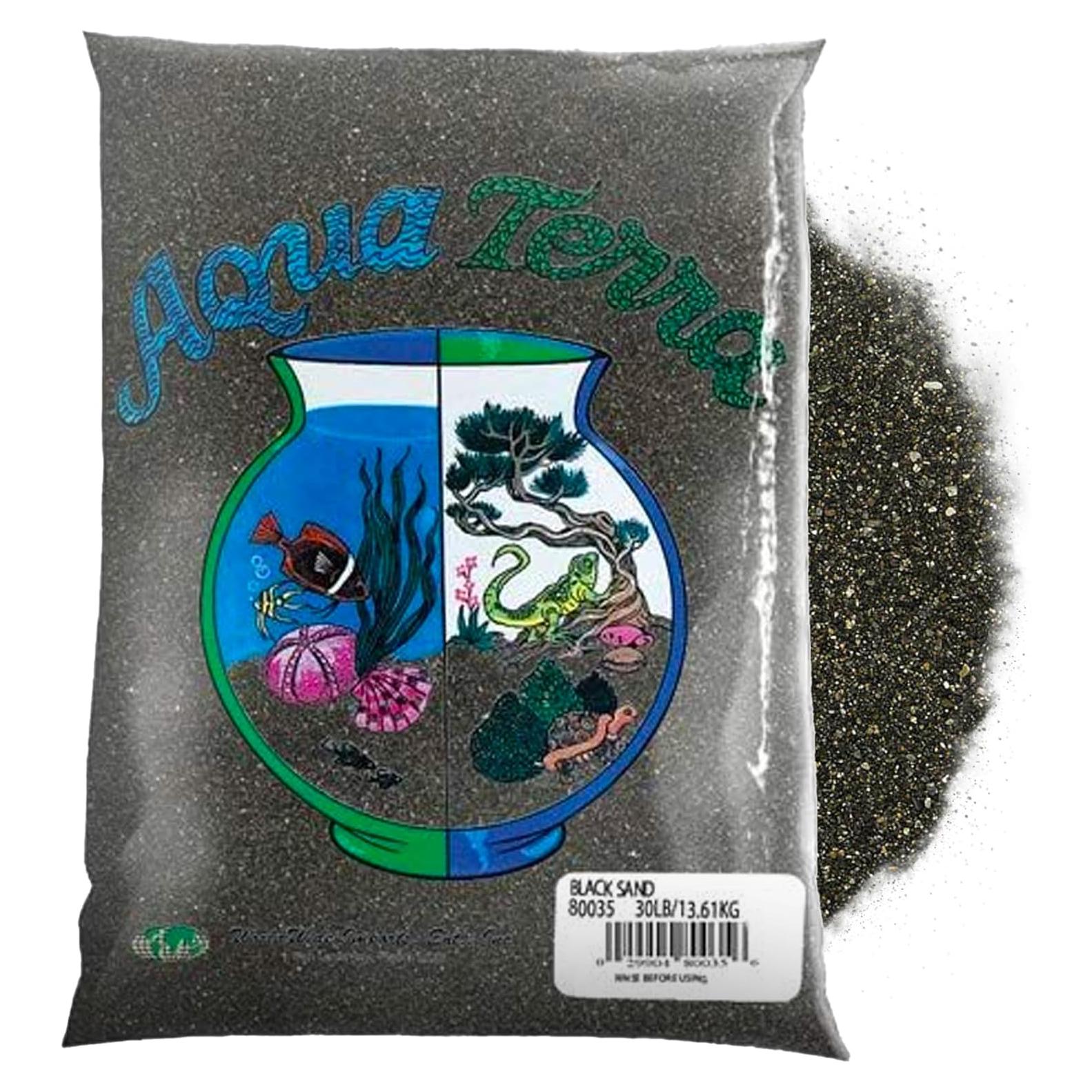 Arena Negra Aqua Terra 2.27 kg - Sustrato Natural No Tóxico