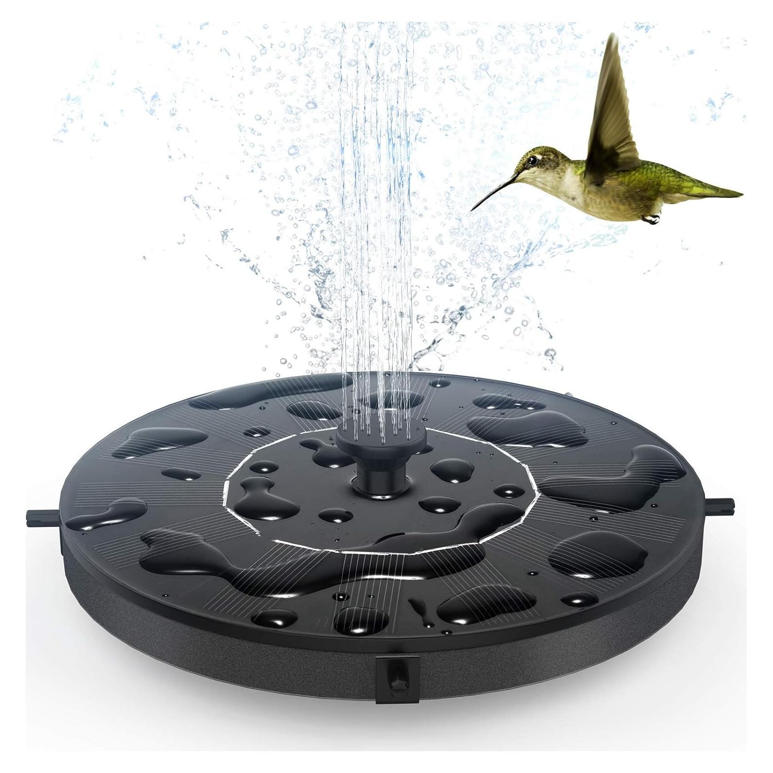 Fuente Solar Flotante AUTGA 1W para Jardín y Estanque