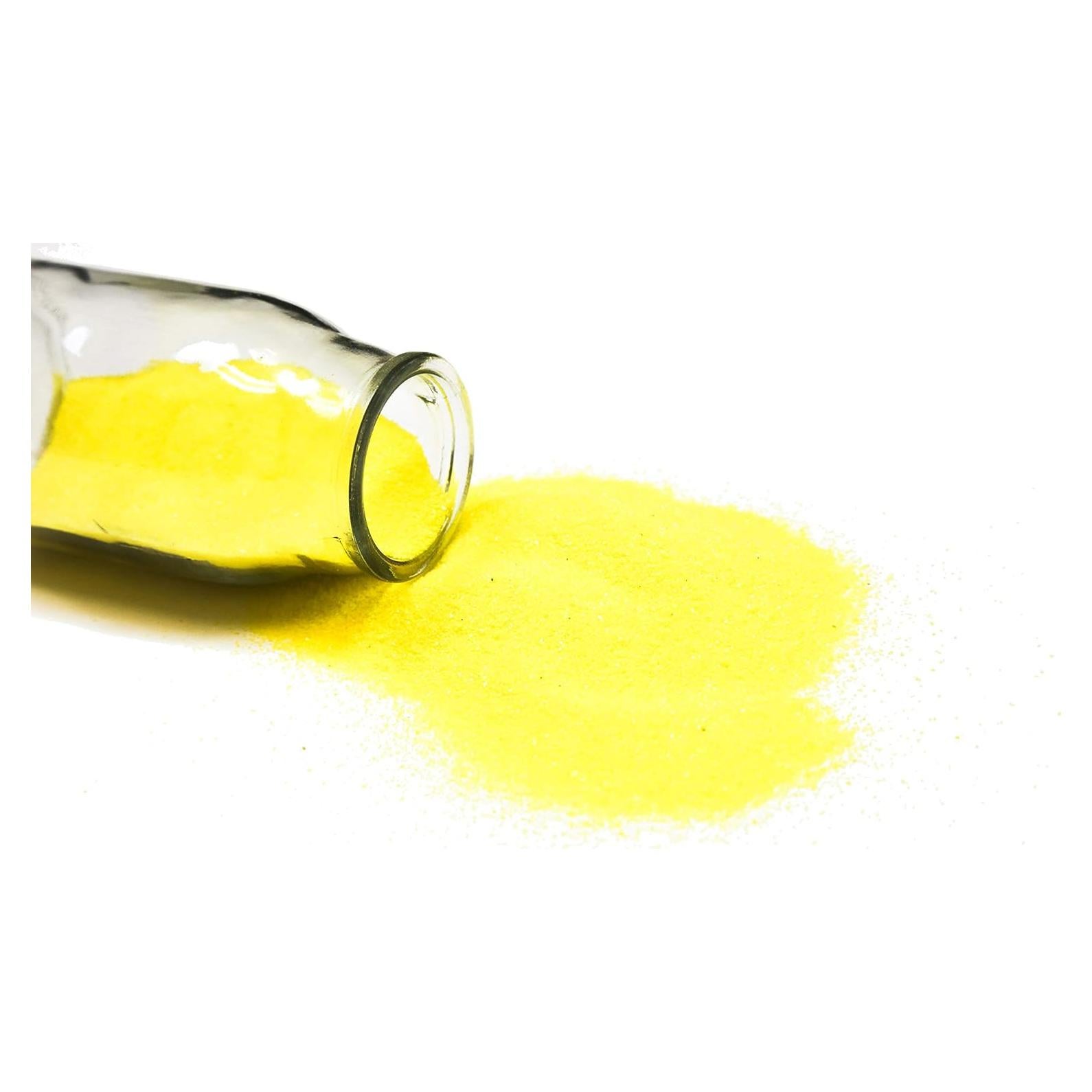 Arena Fina Colorida Amarilla WGV 0.45 kg para Manualidades