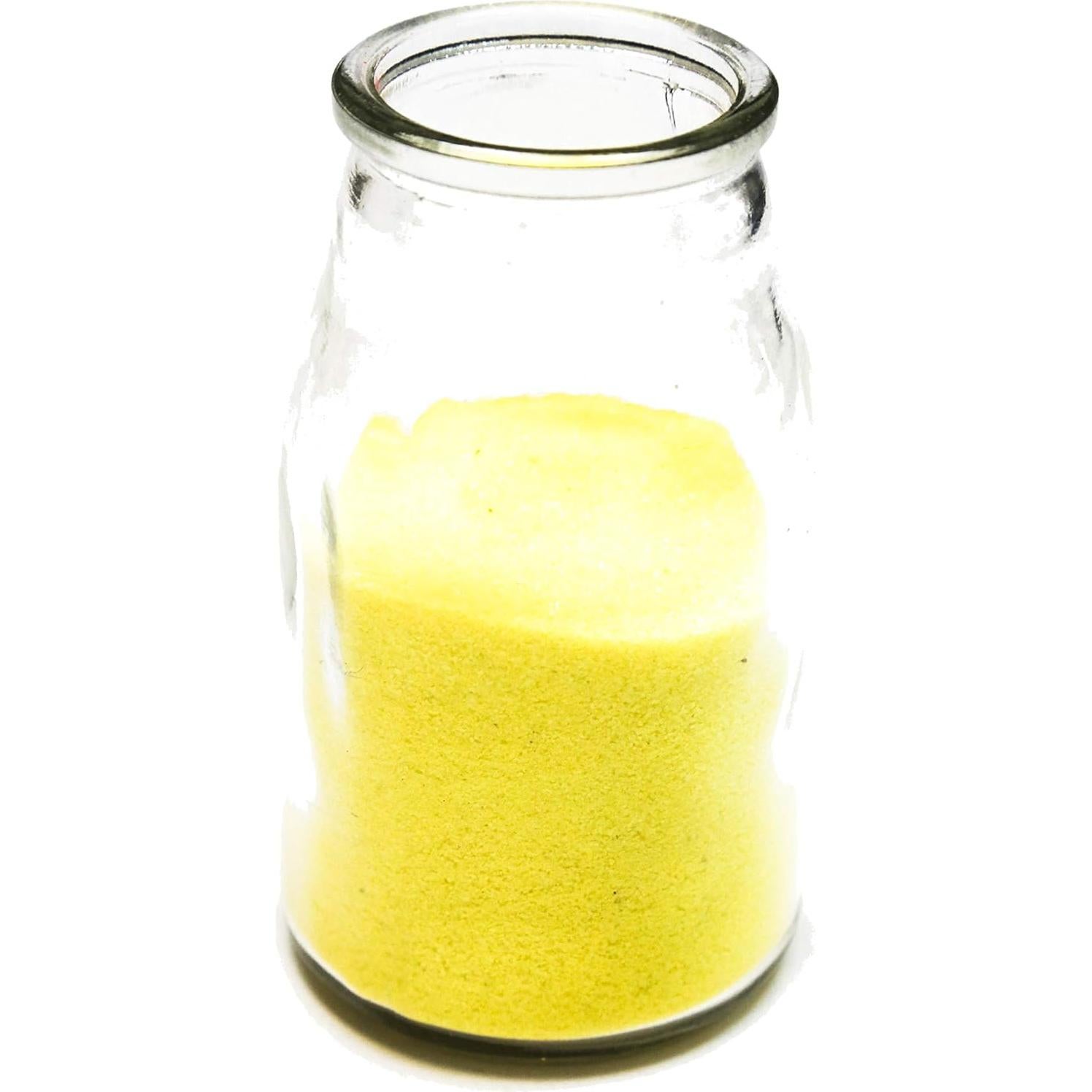 Arena Fina Colorida Amarilla WGV 0.45 kg para Manualidades