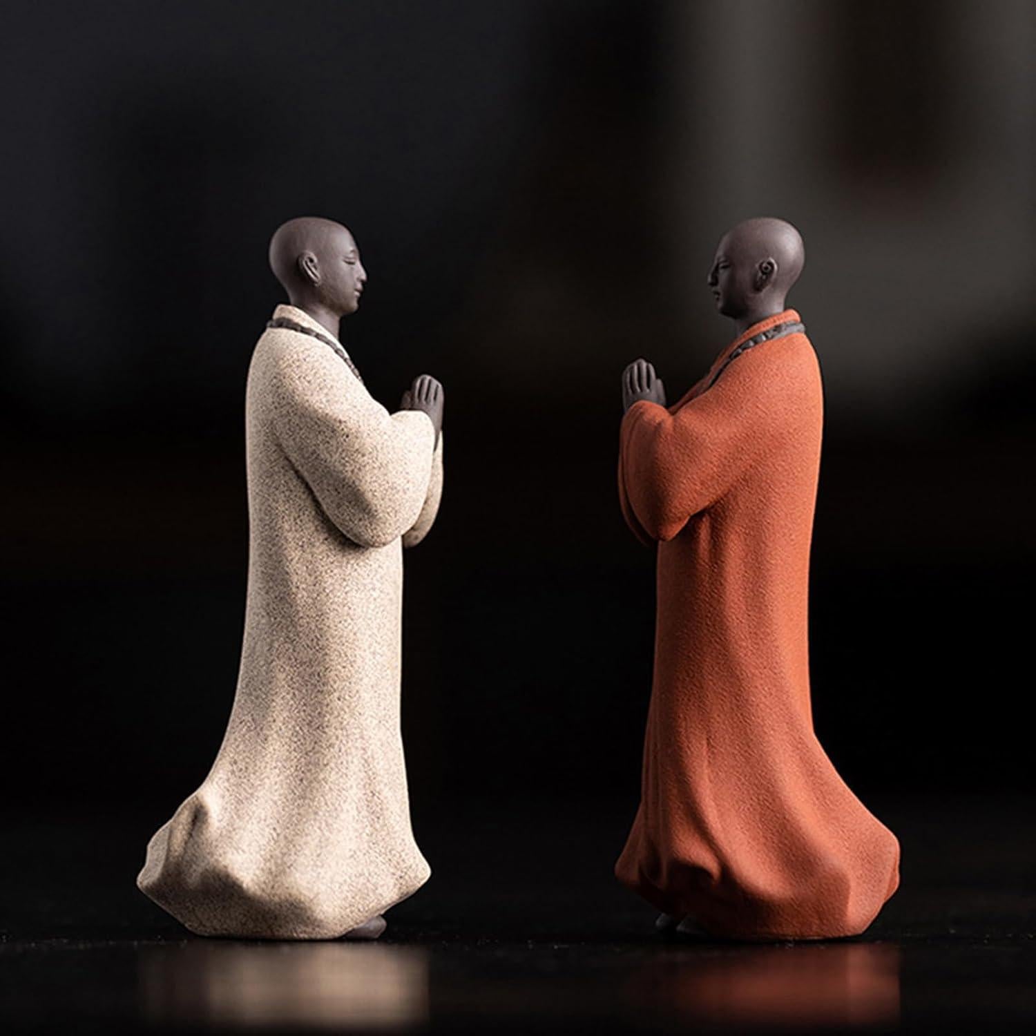 Estatua de Buda Monje Zen CHBDJY Cerámica 13 cm Decoración