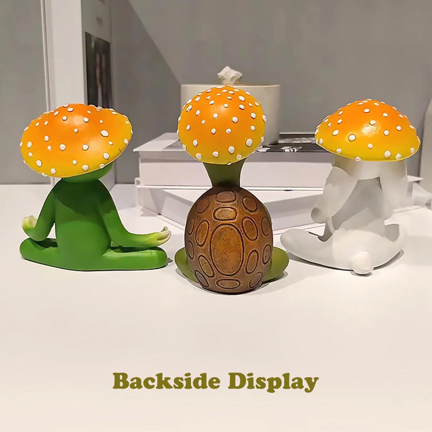 Estatua de Jardín Rana de Yoga Meditativa LSBDJDL 12.4cm