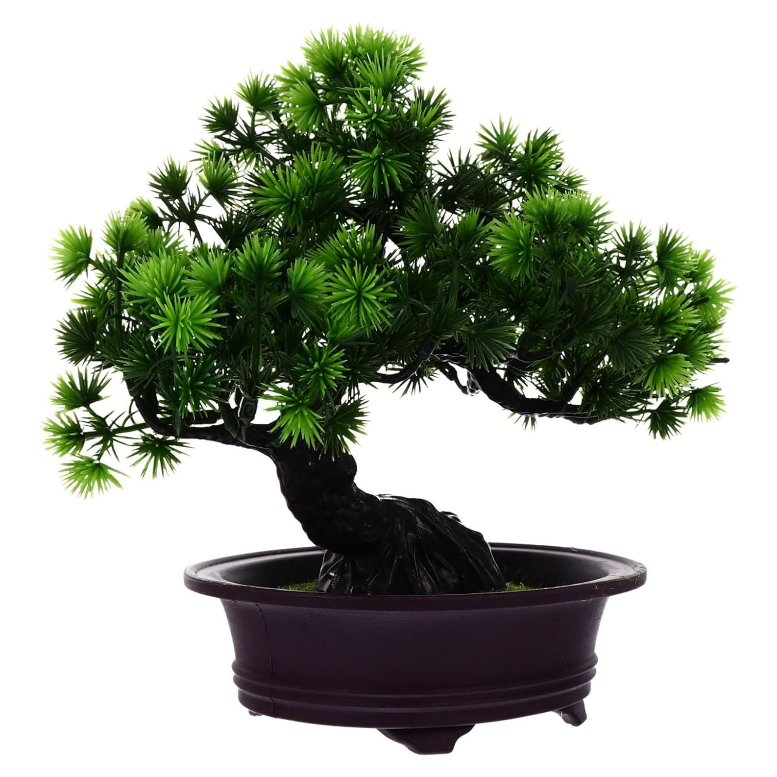 Planta Bonsai Falsa ARTIBETTER en Maceta Verde 27x23cm